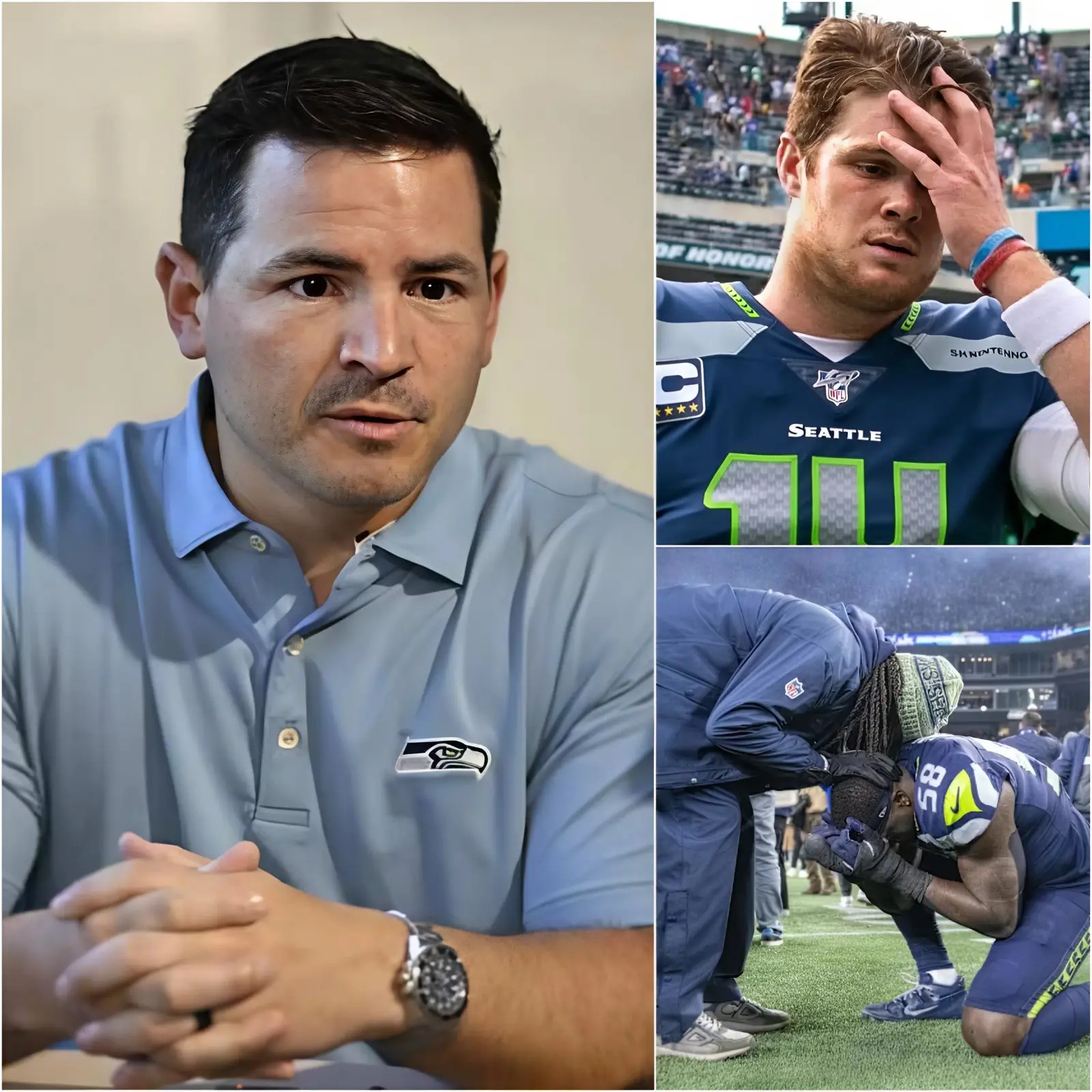 Cover Image for 🚨 BAD NEWS: Just 30 minutes ago, the head coach of the Seattle Seahawks left fans stunned after delivering an emotional statement concerning QB Sam Darnold—who is currently facing a serious situation significant enough to plunge the entire team into an unsettling silence. Though brief, the weight of those remarks immediately sparked deep concerns about Sam Darnold’s near future, while directly affecting the morale and competitive preparation of the Seattle Seahawks ahead of the NFL championship game.