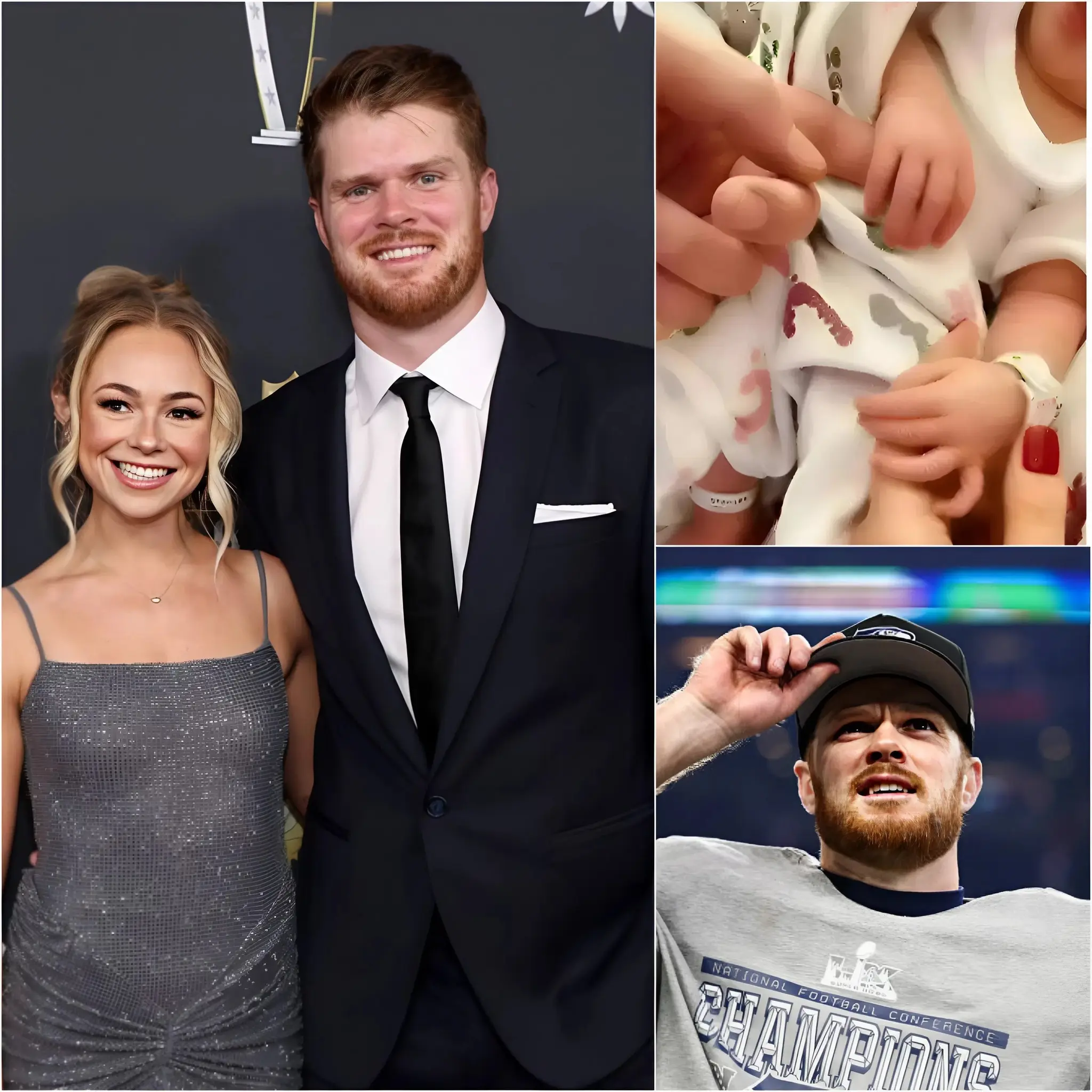 Cover Image for ❤️GOOD NEWS: Sam Darnold announced that his fiancée, Katie Hoofnagle, has happily welcomed their first child just before the important Super Bowl LX matchup next week, a joyful moment shared days before one of the biggest games of his NFL career. Darnold revealed the baby’s name and gender, and fans worldwide have been quick to send their congratulations!