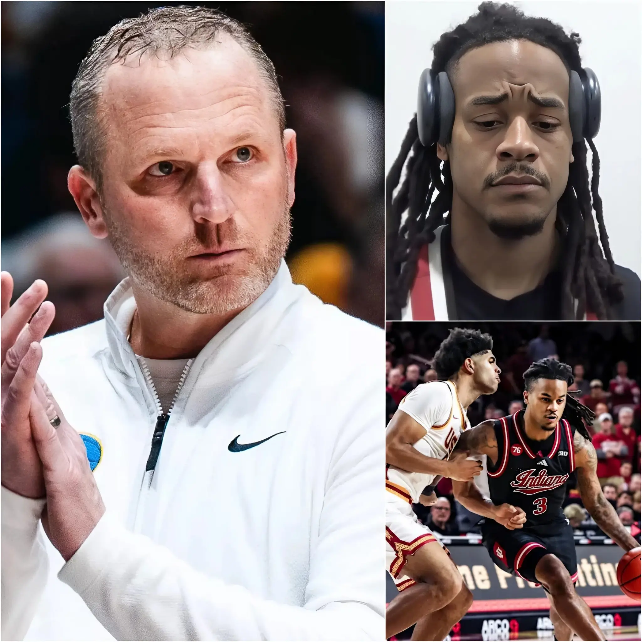 Cover Image for Indiana HC’s Darian DeVries broke his silence with a powerful statement defending Lamar Wilkerson after the humiliating 75-81 loss to USC: “What’s happening to him is a crime against basketball — a blatant betrayal of every value this sport represents. How can people be so cruel? Criticizing a quarterback who carried the team on his shoulders, was there every week, gave his all, never asked for attention, never blamed anyone — just trying to win. To me, Lamar Wilkerson is one of the best basketball players this league has ever seen. And instead of criticizing him every time the team struggles, people should stand by him.”
