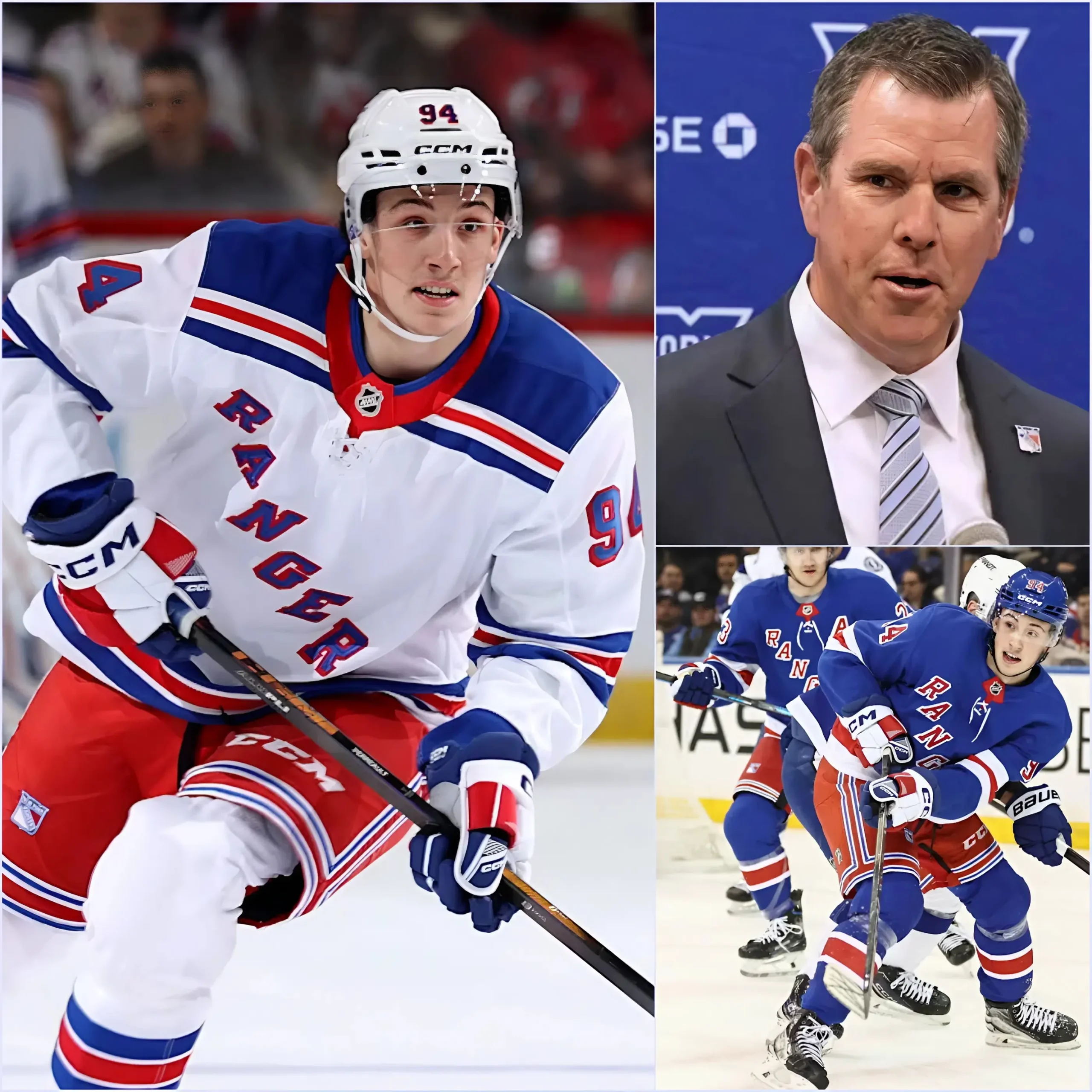 Cover Image for 💥 “I’ve dedicated my life to learning how to win,” – Gabe Perreault shares that he’s seeking valuable lessons during the final stages of the season as the Rangers’ season winds down. 👇