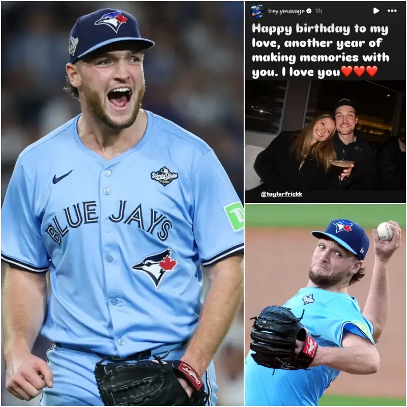 Cover Image for 🚨 BREAKING ‼️ ➡️ Trey Yesavage’s fiancée reacts to his sweet birthday wishes and the secrets behind his debut season that played a pivotal role in the Blue Jays’ playoff run with a 3-1 record over six games.