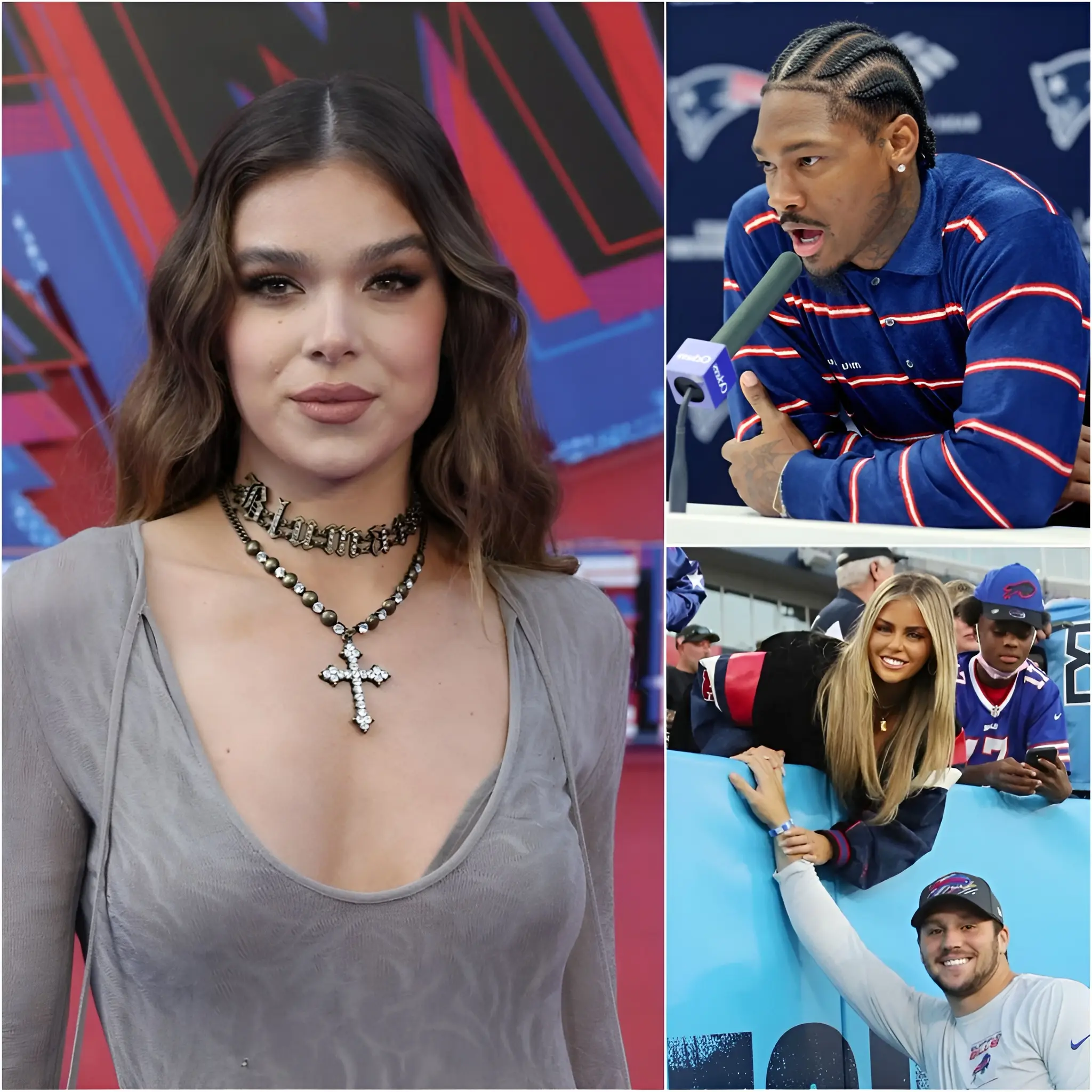 Cover Image for “SHUT YOUR MOUTH, YOU COWARD!” — Josh Allen’s wife spoke out forcefully to defend her husband after Stefon Diggs, the former Bills player now with the Patriots, publicly insulted Josh Allen on live television. Ahead of the Super Bowl, Diggs unleashed his anger, declaring Josh Allen the “most overrated player in the NFL,” claiming Josh relied on luck and, unlike true athletes, played dirty. With just 15 short words, Josh Allen’s wife forced Diggs to immediately issue a public apology to Josh Allen and the entire Buffalo Bills team.