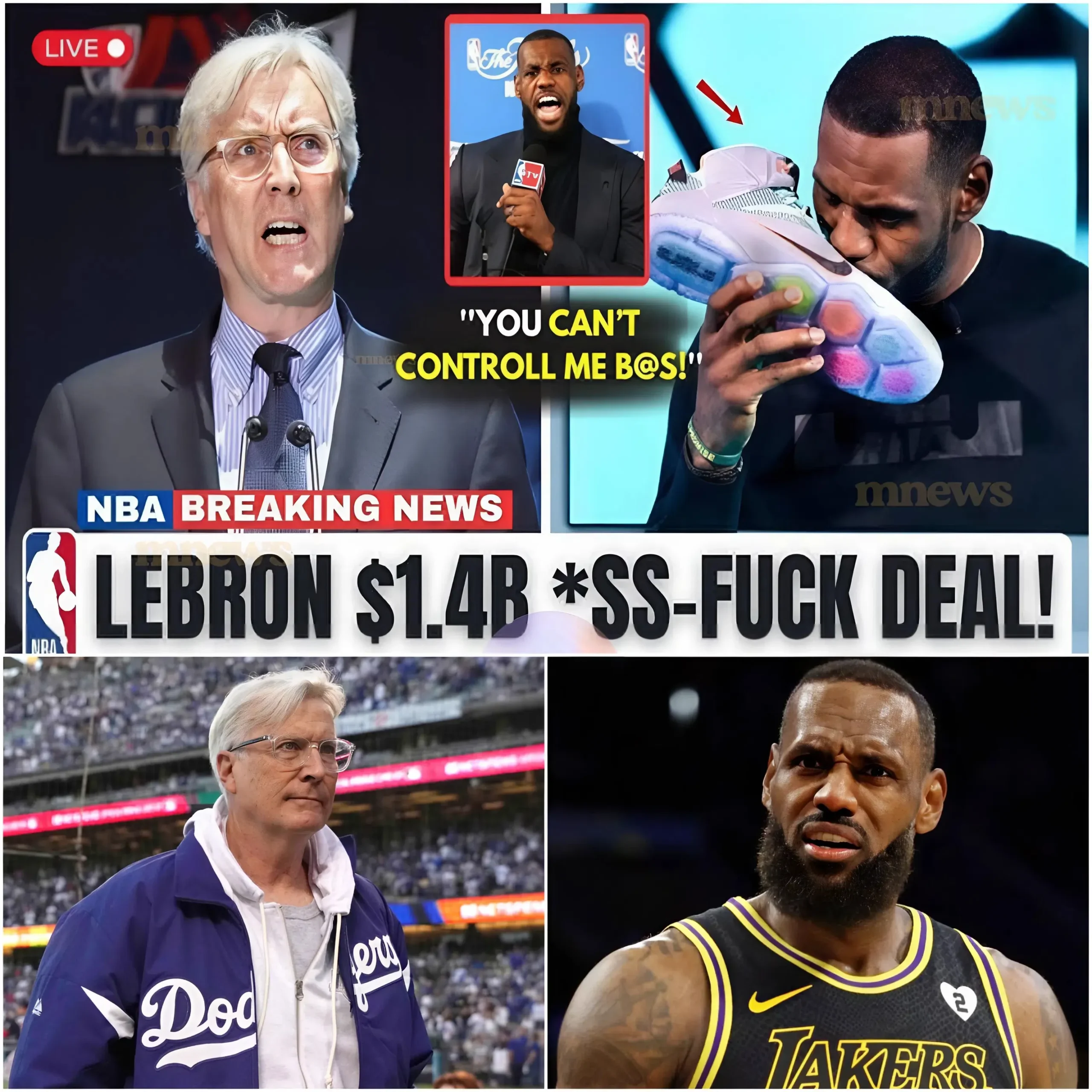 Cover Image for 🚨🔥 BREAKING: Lakers Owner SPEAKS OUT on LeBron James SIGNING a Massive NEW Nike Deal Outside the NBA 👑👀 What seemed like a routine business move has suddenly turned into a league-wide talking point. Lakers ownership has officially addressed LeBron James’ latest blockbuster deal with Nike, one that extends far beyond basketball and deep into global branding and legacy. As retirement whispers grow louder, the timing of the announcement has fans connecting dots