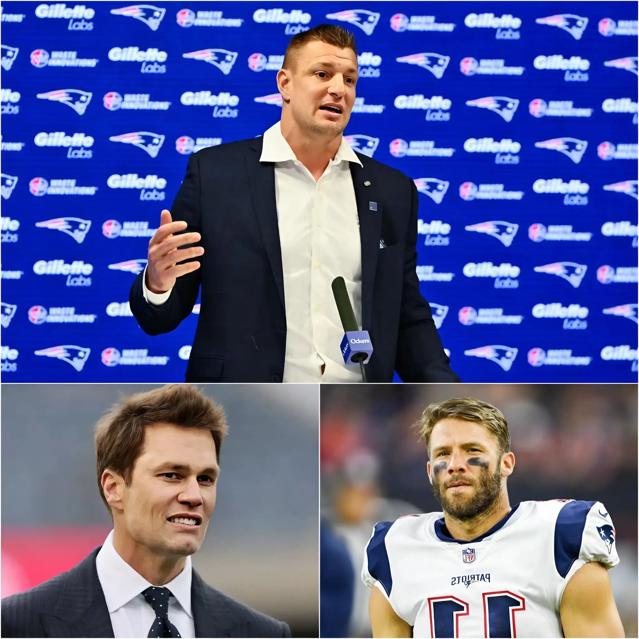 Cover Image for 🔥🔥 EXPLOSIVE: The Super Bowl LX drama has just reached its peak as Rob Gronkowski unexpectedly announced that he is “cutting ties” with his close friend Tom Brady: “I’m done with Tom Brady. No more texting, no more calls, no more partying together. If he doesn’t have the ‘dog’ for the Patriots — the team that gave him everything — then I don’t have the ‘dog’ for him anymore either. The Patriots are family, and family doesn’t accept indifference when we’re fighting for our seventh Lombardi!” This statement has sent shockwaves across the entire NFL, but even more surprising is the reaction of Julian Edelman, who is also a close friend of Tom Brady…