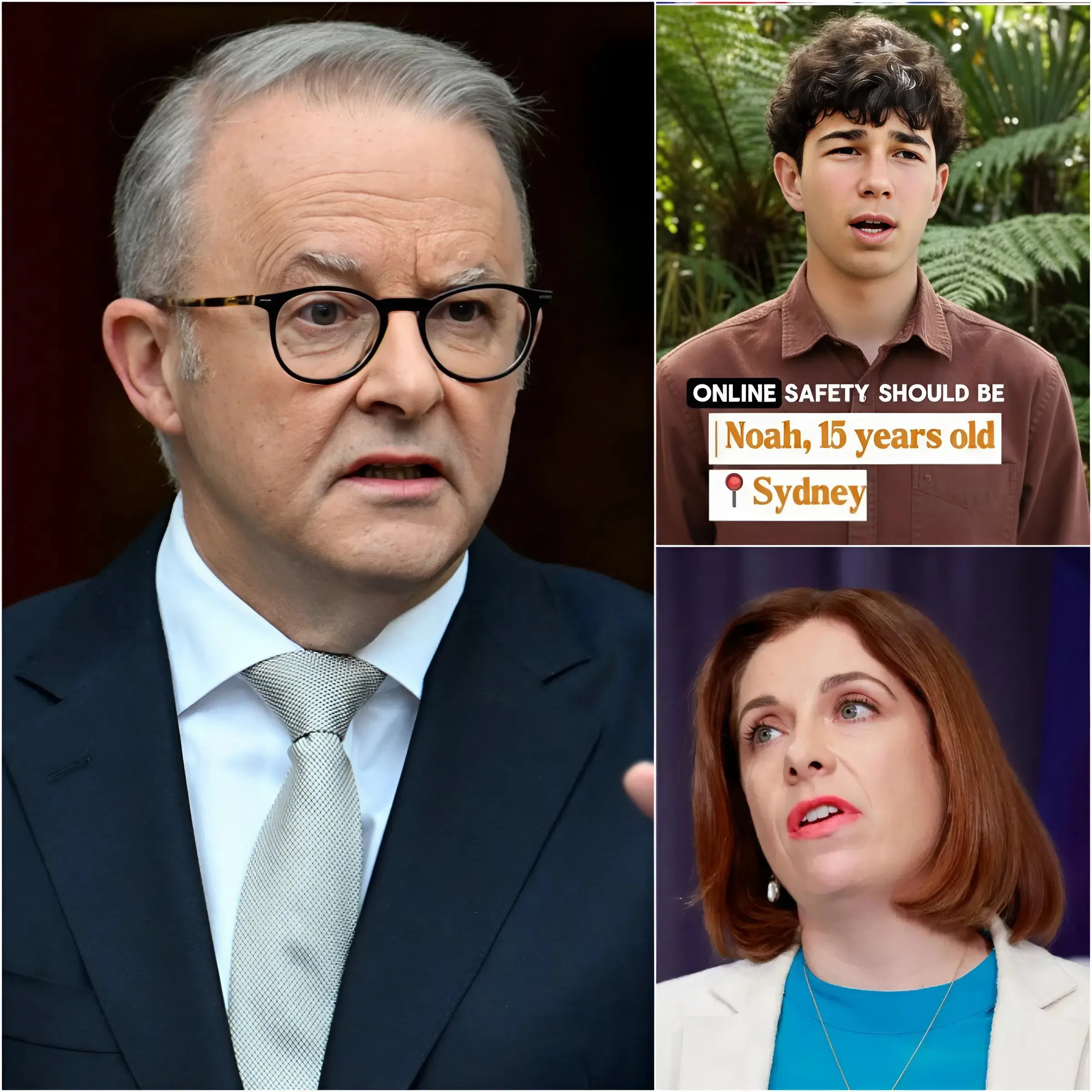 Cover Image for BREAKING NEWS 🚨 Two 15-year-old teenagers, Noah Jones and Macy Neyland, along with the Digital Freedom Project — a digital rights advocacy organization led by a New South Wales MP — have formally filed an urgent constitutional lawsuit with the Australian Supreme Court, challenging the nationwide ban on social media for those under 16. The lawsuit directly targets Communications Minister Anika Wells, the Federal Government, and the Electronic Safety Commissioner. In a shocking statement, the two teenagers bluntly stated: “We use social media to learn and connect — but we are BANNED. Meanwhile, adults use it to scam, view p*rn, and divide the country — and they are allowed to?” Just 30 minutes after the document was submitted, Prime Minister Anthony Albanese issued a scathing response, immediately igniting a fierce and polarizing debate across Australia, raising major questions about citizenship, digital freedom, and the role of the state in the online age.