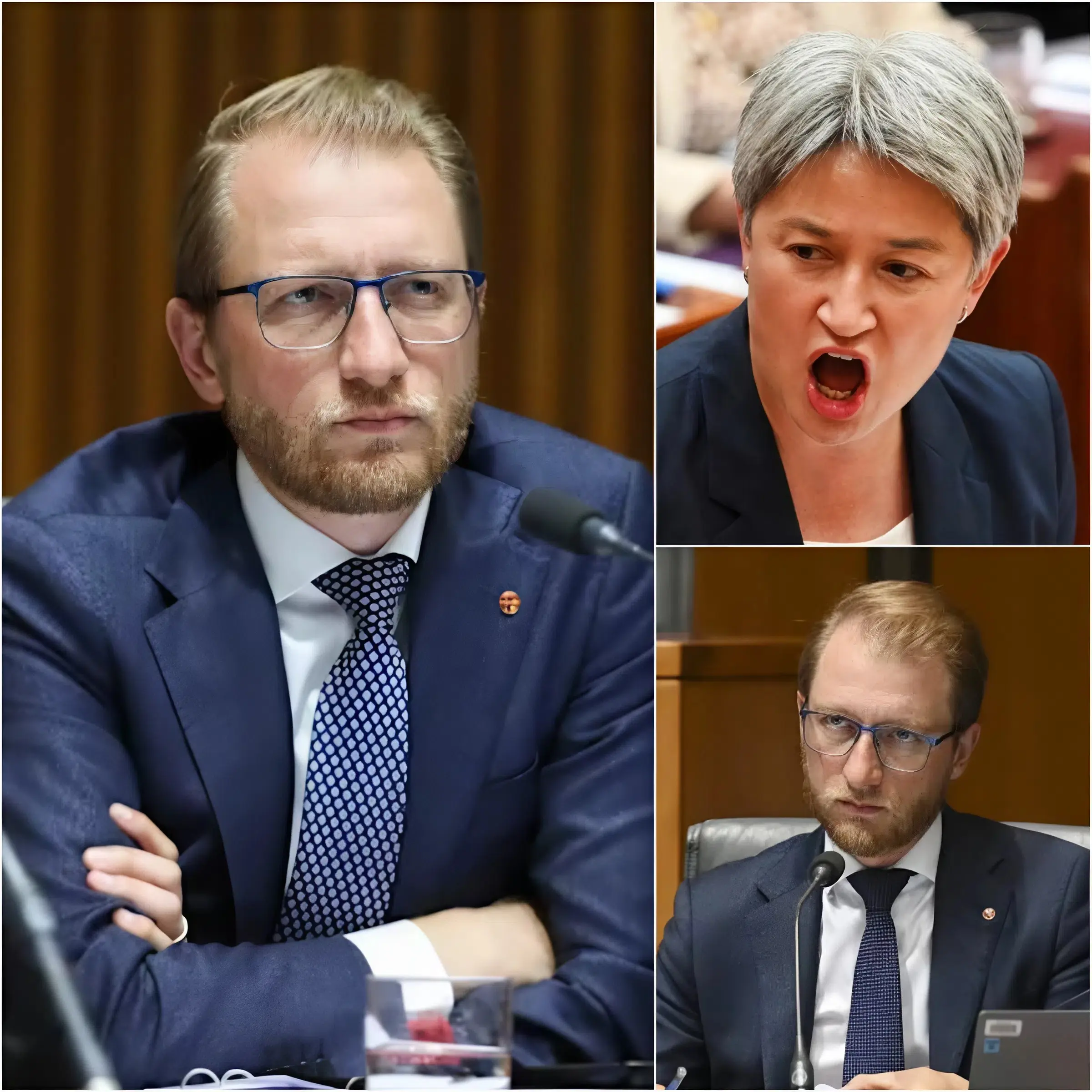 Cover Image for BREAKING NEWS: 🔥 Senator James Paterson caused a Senate hearing to erupt by relentlessly pressing and cornering Foreign Secretary Penny Wong, exposing a series of contradictions surrounding the Labor government’s handling of the Chinese Navy’s live-fire exercises in Australian waters. Wong appeared completely passive in front of the cameras: her opening statement was ill-prepared, constantly needling corrections, inadvertently setting the stage for a questioning session described as a “political knockout.” Paterson showed no mercy, cutting short each evasive answer with cold precision, repeatedly asking crucial questions: Why was communication so chaotic? Why was the government strategically silent? And why did those vague explanations make Australia appear weak at a time when Beijing was flexing its military might right on its doorstep? The hearing quickly moved beyond procedural formalities, becoming the focal point of a nationwide debate about leadership, national security, and how Canberra is coping with increasing pressure from China.