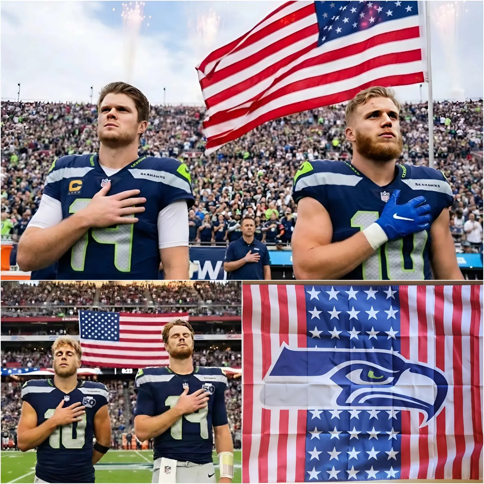 Cover Image for No one saw it coming — but the moment after Super Bowl 2026 left an entire stadium in tears. After the Seattle Seahawks defeated the New England Patriots 29–13 to capture the Super Bowl 2026 championship, celebration thundered through the stadium. Confetti filled the air. Cheers echoed from every corner. It was a decisive, complete victory — one that would be remembered in franchise history.