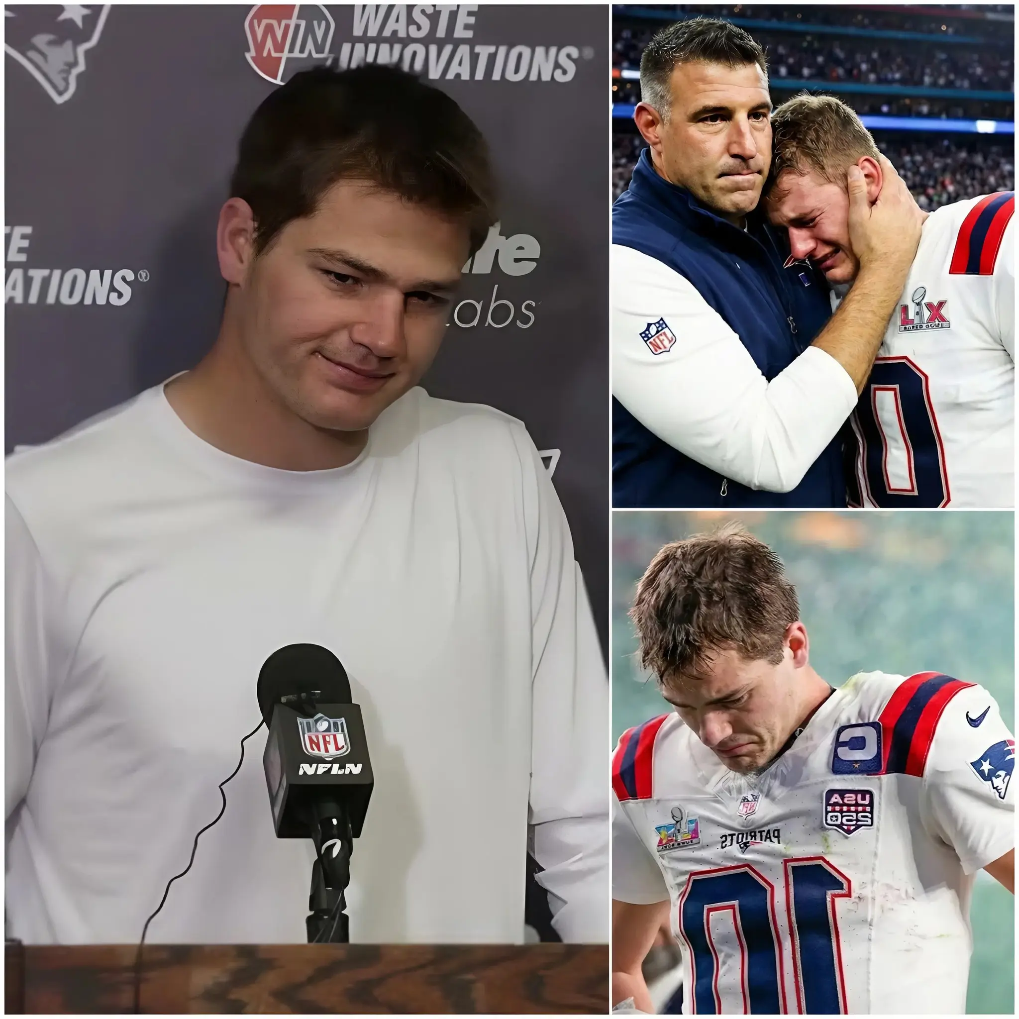 Cover Image for 💔 SAD NEWS: Following the Super Bowl Lx defeat, Drake Maye was severely affected and received a lot of criticism regarding his talent and image within the Patriots fan community. He confirmed that he is going through a difficult and serious mental period, and recently Drake Maye made the most controversial decision of his career…👇👇