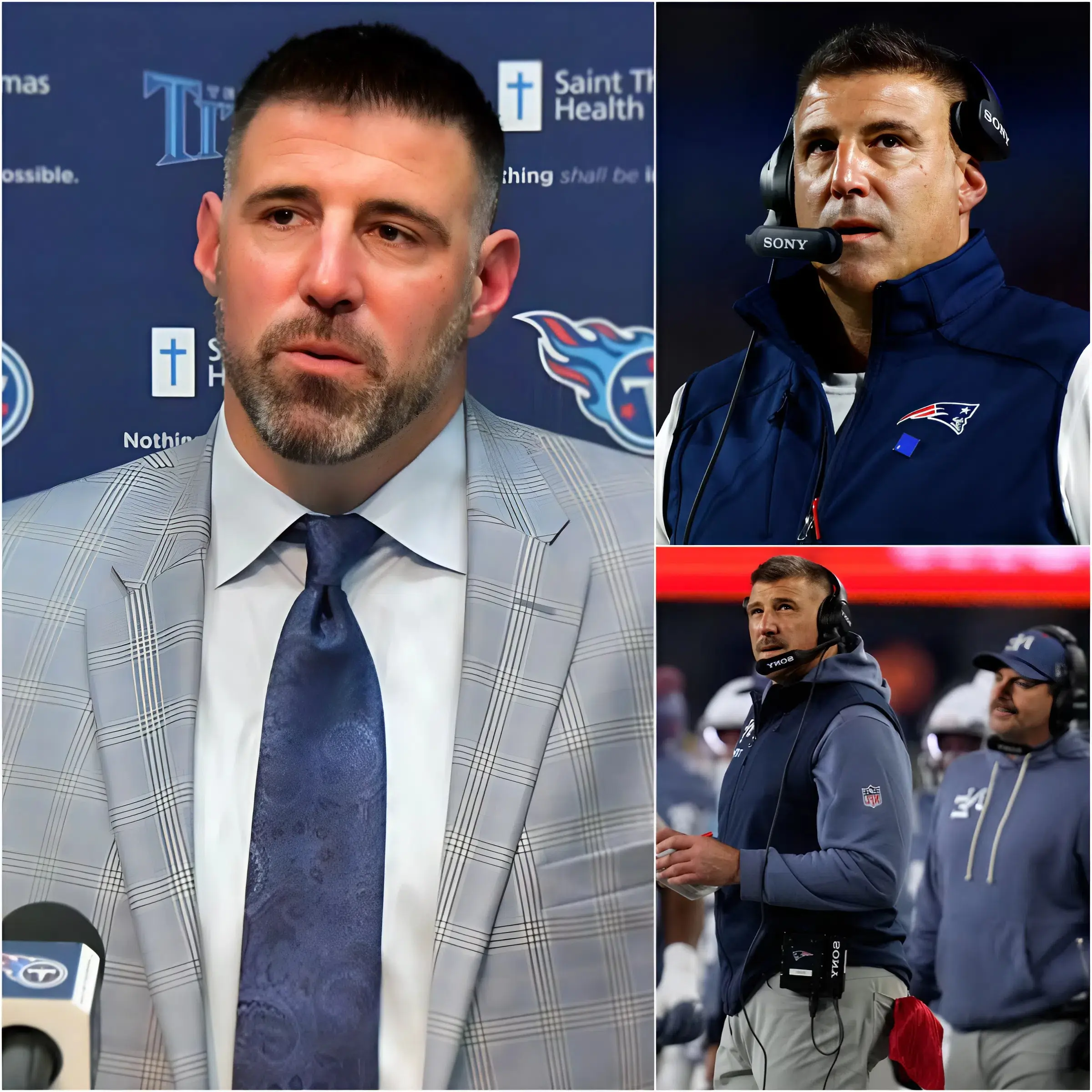 Cover Image for 💔 TEARS SHAKE THE AMERICAN SOCCER WORLD: “I don’t want to hide it anymore, please forgive me.” Mike Vrabel broke down in tears during an emotional confession — After years of silence, the New England Patriots head coach finally spoke publicly about his current situation — and the truth he shared left fans heartbroken but deeply moved, creating a wave of support that spread throughout the league. Read the full story below to find out what Vrabel revealed.