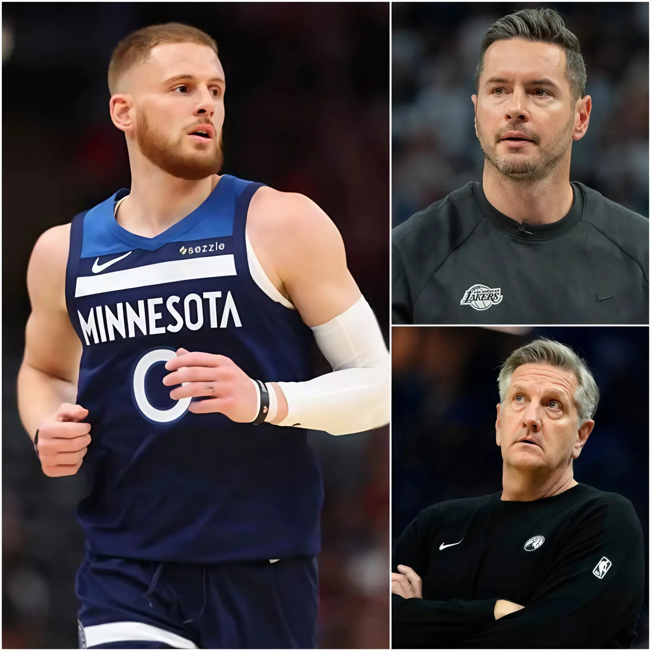 Cover Image for 🚨🚨 “Since Donte DiVincenzo wants to join the Lakers, this deal can only be completed through a player swap. They must give us that specific player plus an additional £50 million in cash in order to sign Donte DiVincenzo,” head coach Chris Finch stated, also revealing the only Lakers player he wants in return as part of the DiVincenzo deal.