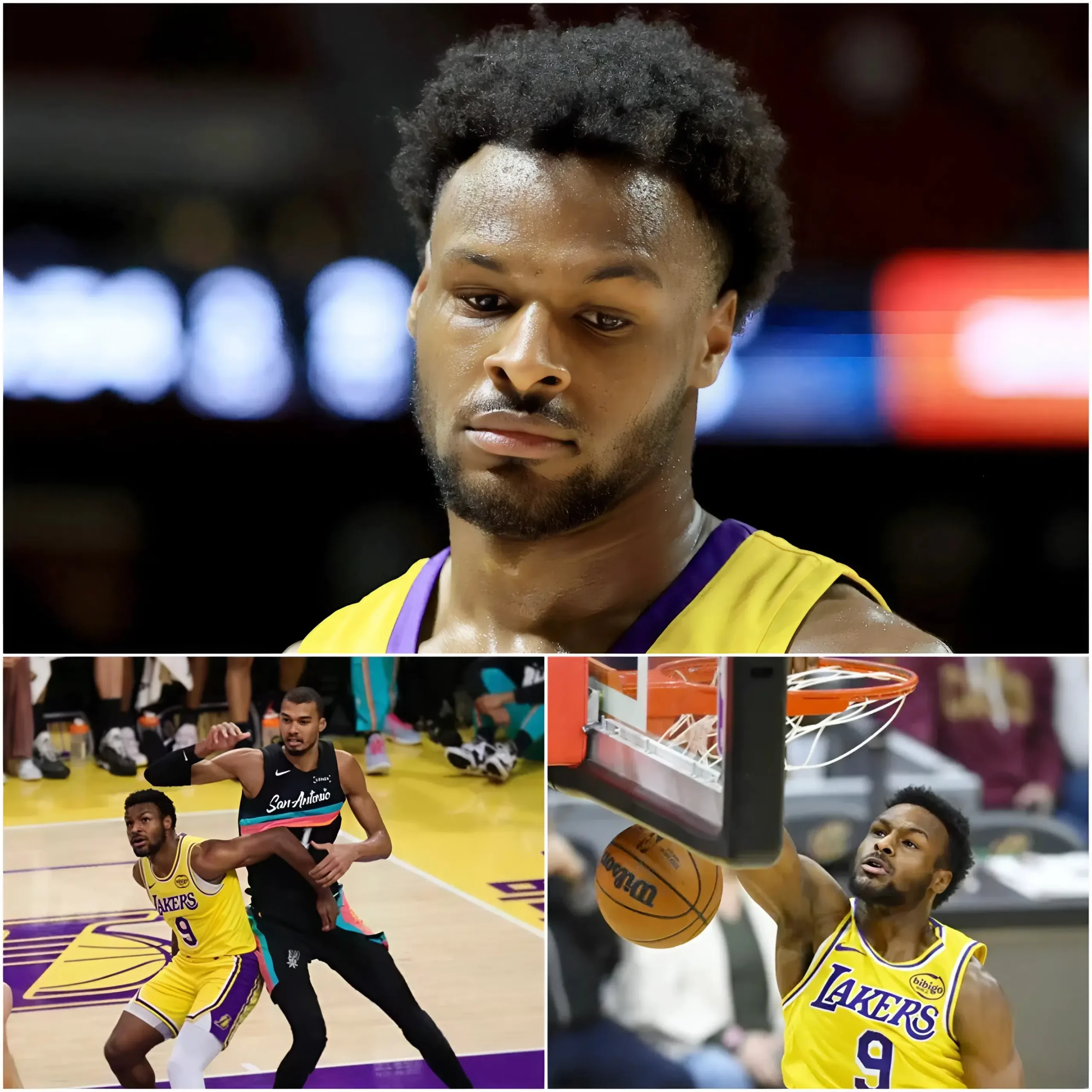 Cover Image for 🏀😭 TEARS SWEEP THE NBA WORLD: After a heartbreaking loss to the San Antonio Spurs, Bronny James broke down in an emotional confession: “I don’t want to keep this a secret anymore. Please forgive me.” After years of silence, the young American basketball star finally revealed his current condition. The truth he shared with the world was both painful and deeply moving — awakening sympathy and love from millions of hearts across the globe. 👇👇