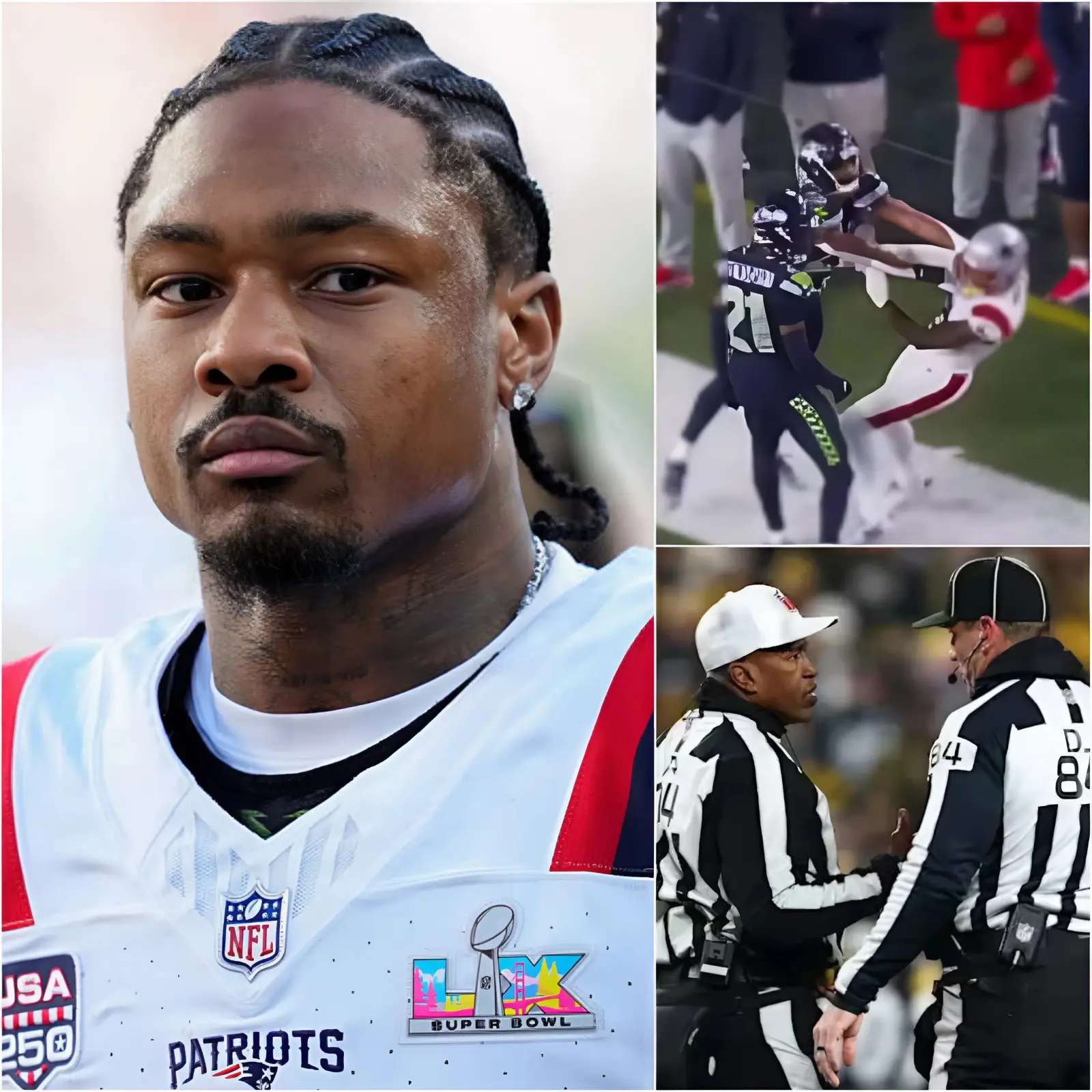 Cover Image for THE HEAVIEST PENALTY EVER IN NFL HISTORY. In the fourth quarter of the Super Bowl LX, Stefon Diggs of the Patriots engaged in unacceptable behavior by intentionally punching Kenneth Walker III in the face and verbally abusing the referee while in a fit of rage. After careful review of the events, the NFL concluded that these were unacceptable unsportsmanlike conduct. This decision marks the most severe disciplinary action ever taken in the league’s history.