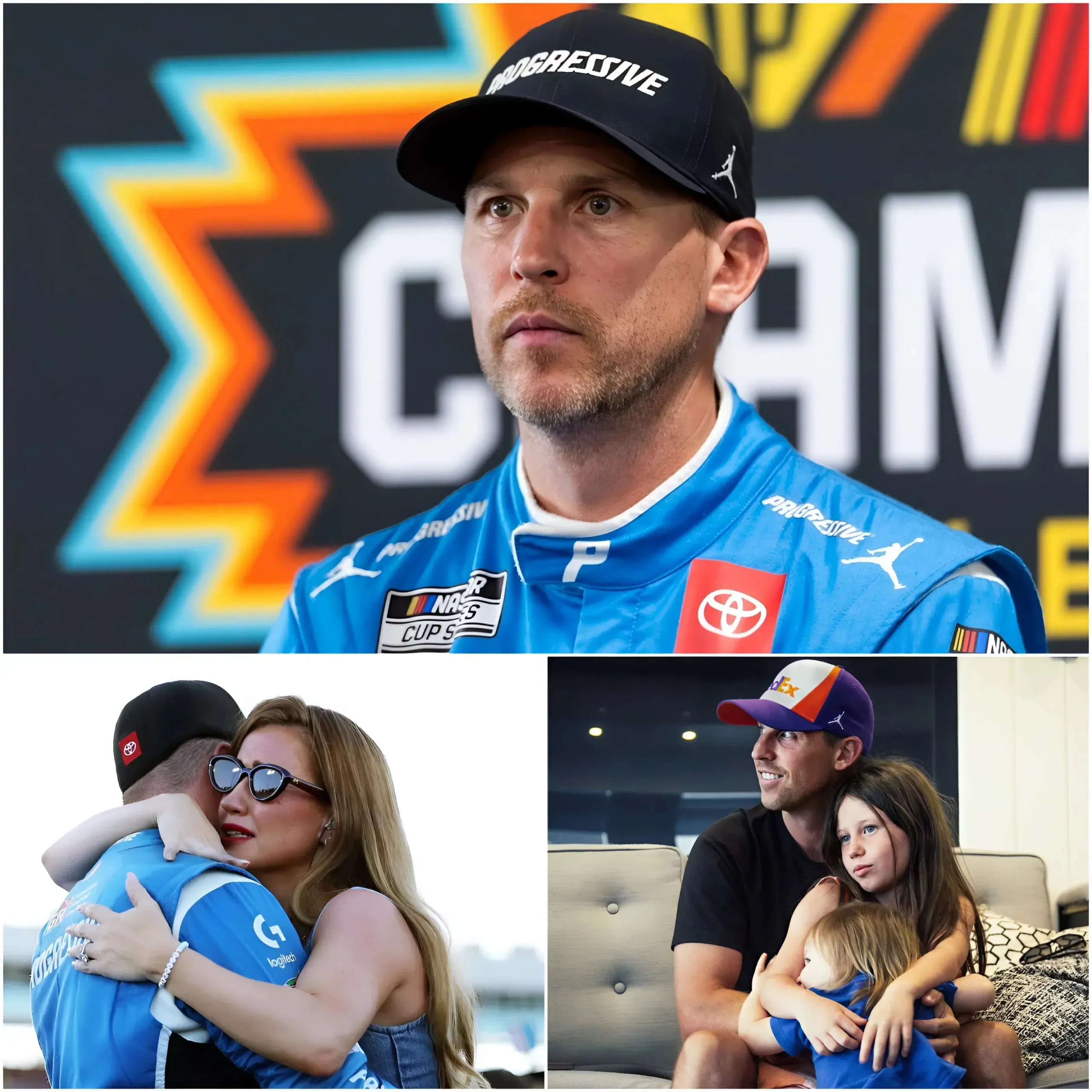 Cover Image for 🚨 Sad news 30 minutes ago 😢 Ahead of the NextEra Energy 250, Denny Hamlin made a heartbreaking announcement regarding his daughter, leaving NASCAR fans and teammates in tears and praying for him and his family…