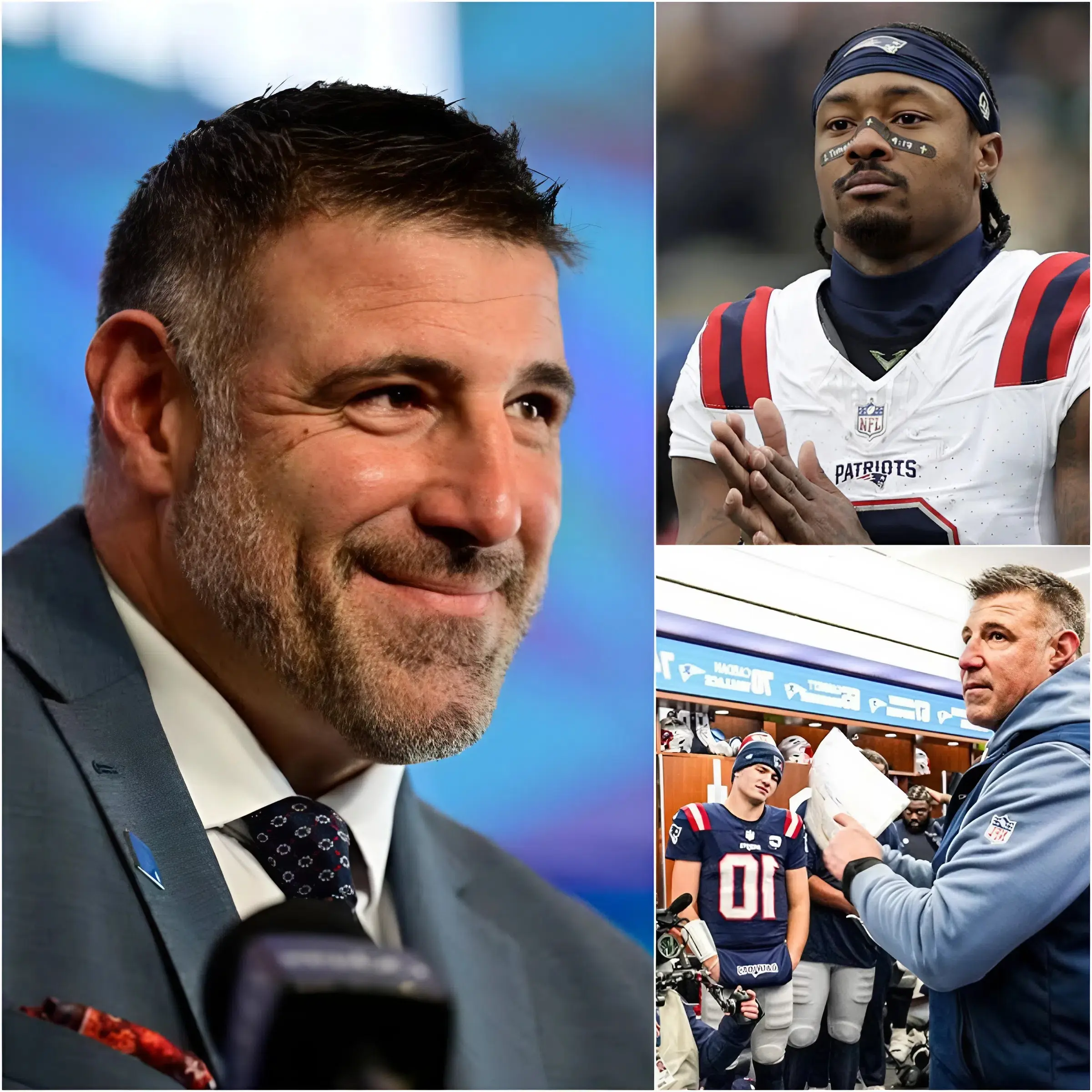 Cover Image for A SHOCKING EVENT: Head coach Mike Vrabel unexpectedly announced that the entire team would receive a full three weeks of paid leave — no OTA, no mandatory minicamp, absolutely no official training sessions. Instead, the team would participate in a private retreat at a luxury resort in Aspen, where the entire area was fully booked, including accommodation for the players’ families, with all expenses covered by the team. “This isn’t just a regular vacation — this is a reward for physical and mental recovery after an extraordinary season, before we return to hunt for Super Bowl LX1!” he emphasized. The meeting room fell silent for a few seconds… then erupted in thunderous cheers and applause. Many players, including Drake Maye and Christian Gonzalez, jumped up and hugged each other, some even in tears from the surprise. But the drama didn’t end there. Vrabel continued: “And to celebrate, I have a special gift for each member — not a Rolex, not a car, but something more meaningful than a championship ring…”