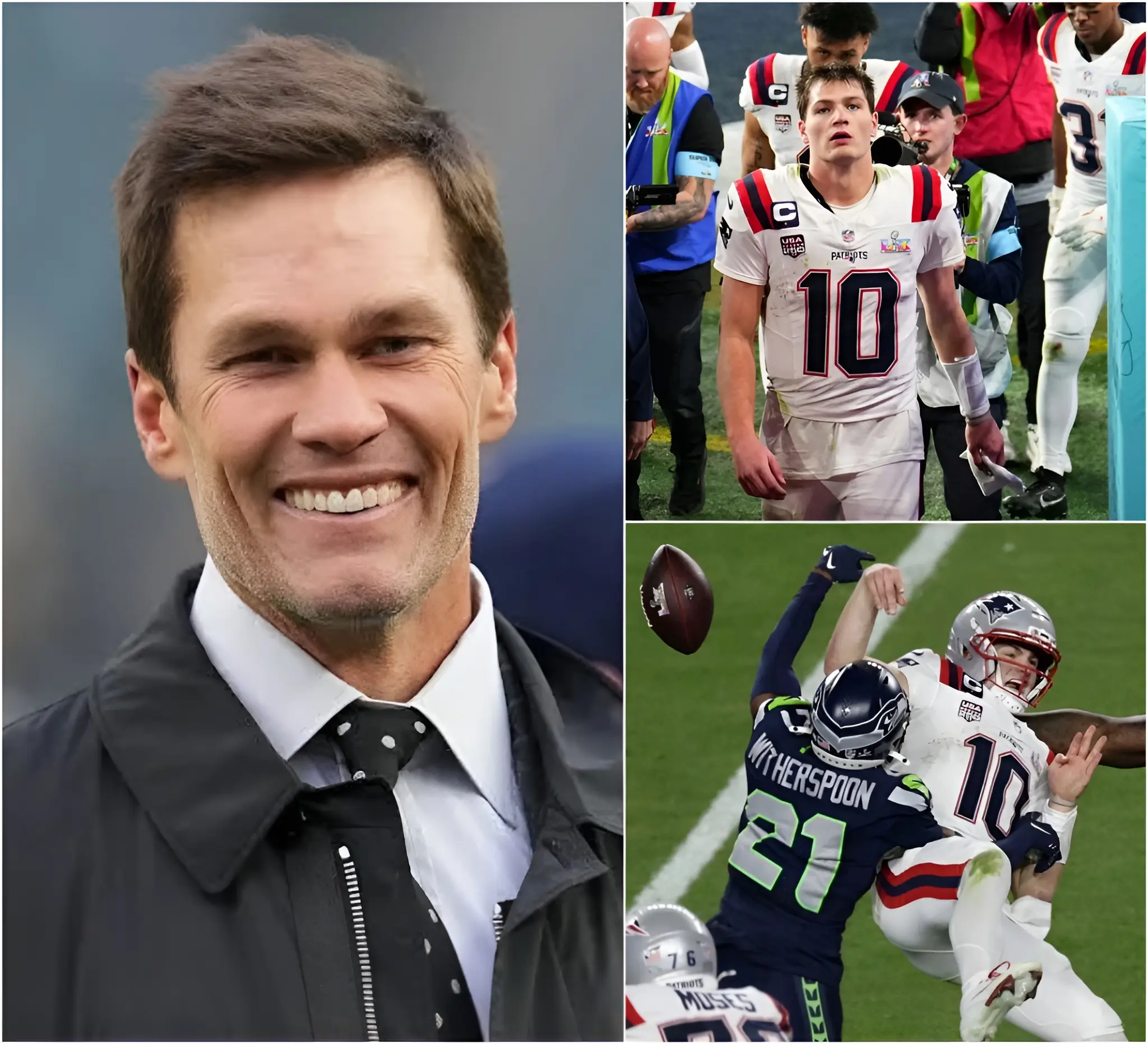 Cover Image for GOOD NEWS: Patriots legend Tom Brady has unexpectedly stepped forward to defend Drake Maye following his disappointing performance in the Super Bowl against the Seattle Seahawks. Brady stated firmly, “I’ve been doubted. I’ve been heavily criticized after tough losses, but those moments are exactly what forge a true quarterback’s character. Don’t bury a young talent after just one night.” He emphasized that Maye possesses rare qualities and simply needs time to transform pressure into power. Brady’s emotional show of support immediately sent waves through the Patriots community and reignited hope among the fanbase.