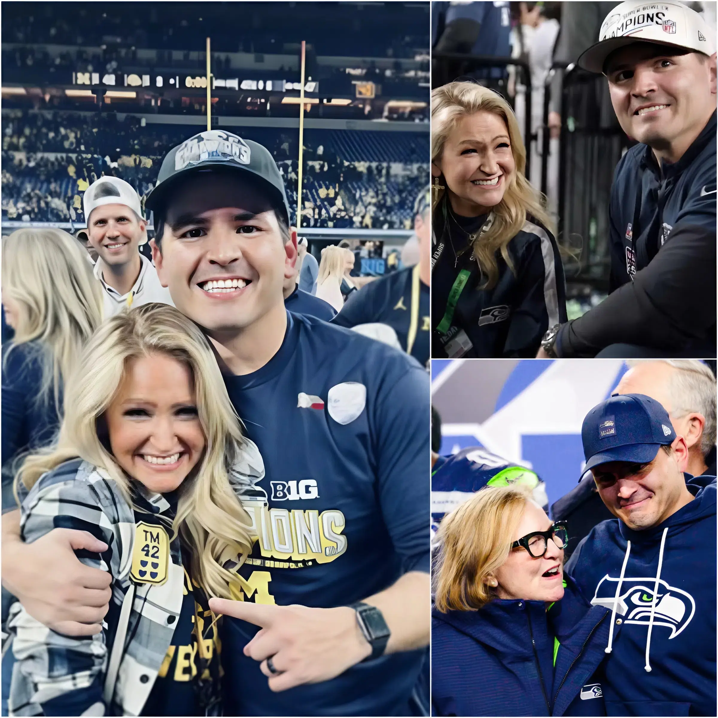 Cover Image for 10 MINUTES AGO : “Thank you for believing in my husband,” Stephanie Macdonald wrote following the Seattle Seahawks’ commanding 29–13 victory over the New England Patriots. She highlighted the immense pressure Coach Mike Macdonald faced — leading the team, managing sky-high expectations, and honoring the proud legacy of the Seahawks. Rather than buckling under that weight, Coach Macdonald turned pressure into focus and resolve, guiding Seattle to a decisive and well-earned win. As the final whistle blew and the stadium erupted, Macdonald stood quietly with a faint smile — a silent testament to his relentless dedication and his ability to deliver when it matters most. In that defining moment, his leadership spoke louder than words.