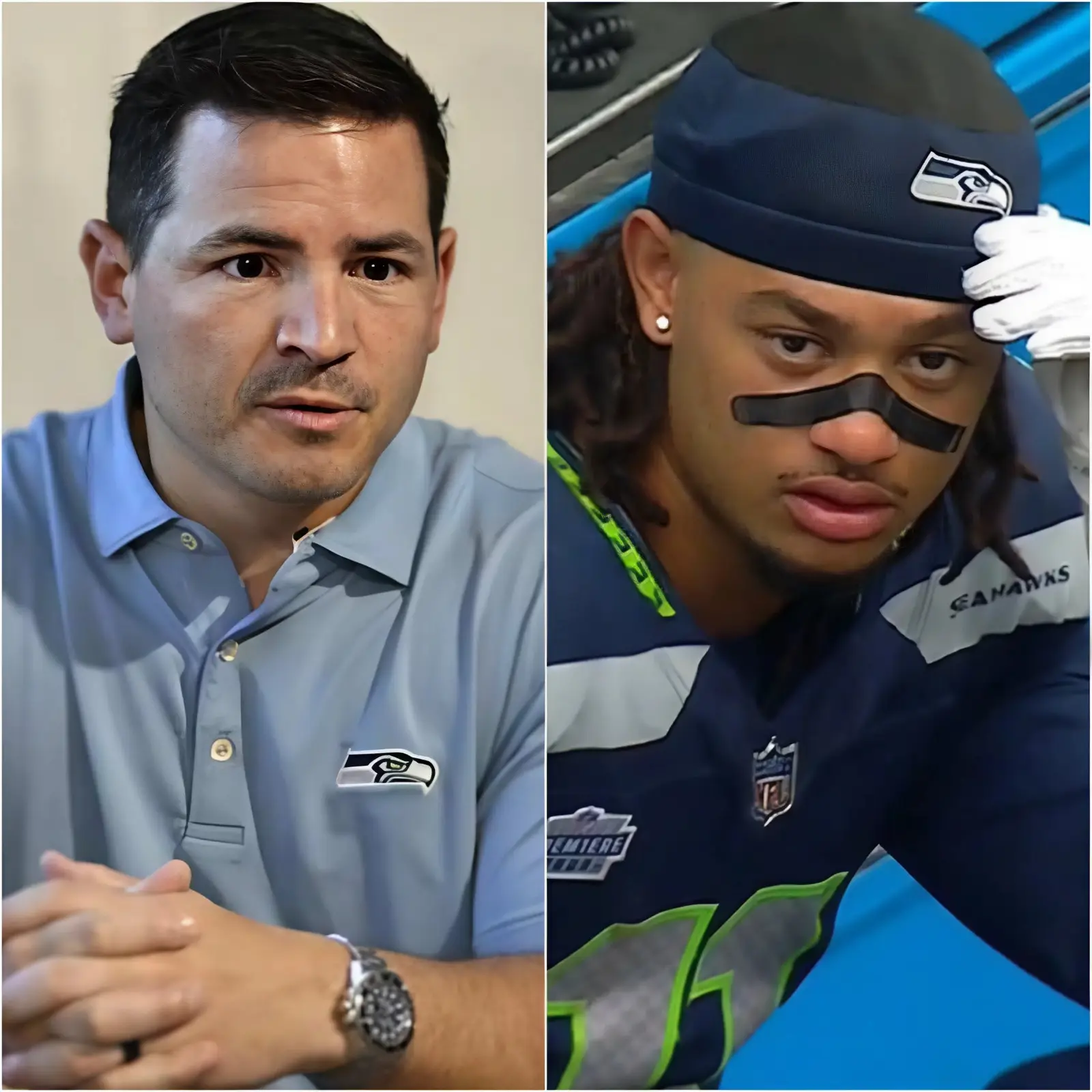 Cover Image for BAD NEWS: At Lumen Field, just about 30 minutes ago, Seattle Seahawks head coach Mike Macdonald choked up as he shared an emotional update on catcher Jaxon Smith-Njigba, the reigning AP Offensive Player of the Year. The player sent shivers down the spine of the entire stadium as he underwent rigorous brain concussion testing during Super Bowl LX, before making a courageous comeback and playing a crucial role in helping his team win the championship… READ THE FULL STORY BELOW.