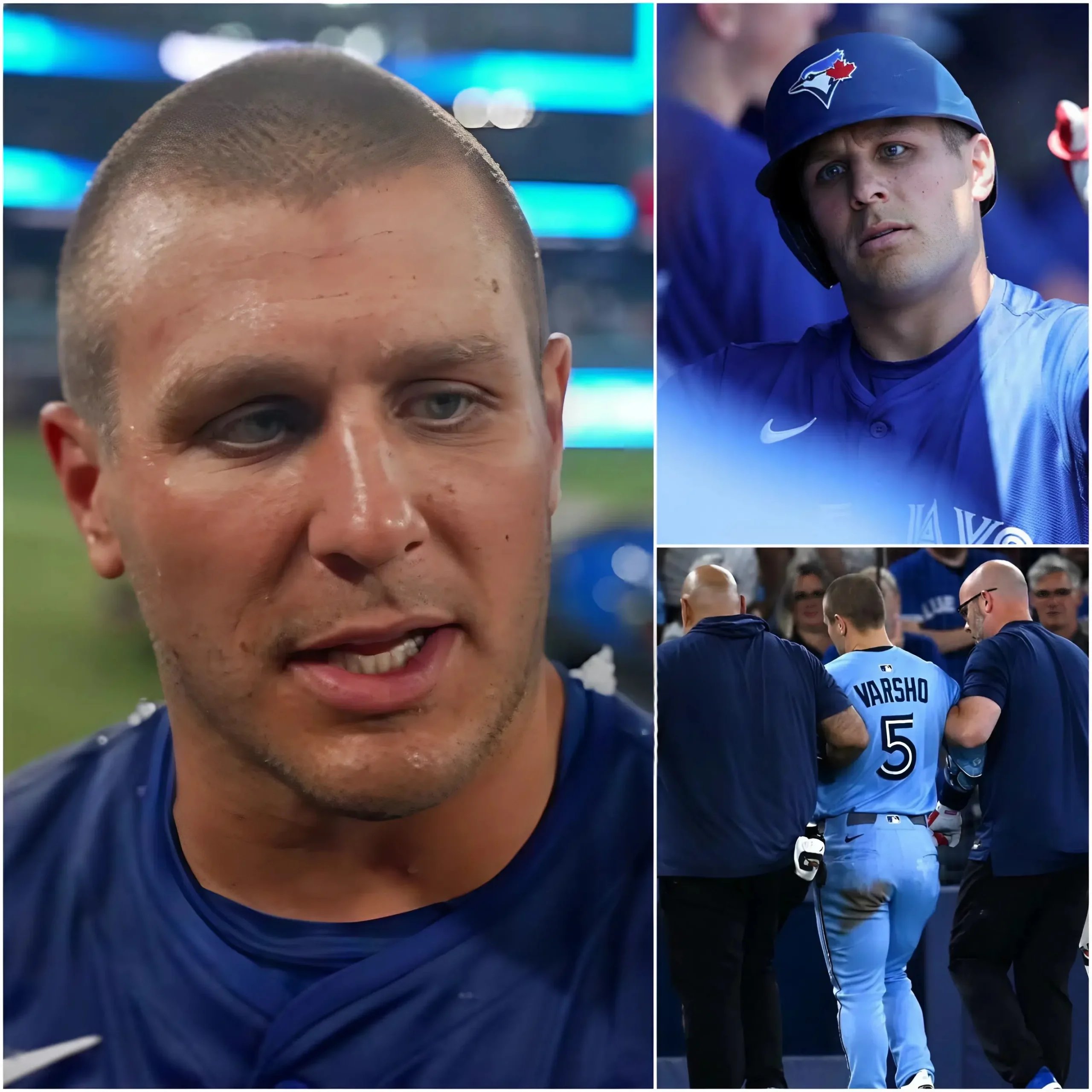 Cover Image for “There’s no place for me on this team anymore. The coach hasn’t said it directly, but what the entire team is doing to me in the locker room and during practice proves everything. I’m being pushed aside…” – Veteran Toronto Blue Jays player Daulton Varsho emotionally shared in a recent interview about being marginalized by the coaching staff and his teammates. He believes he is no longer part of the coaching staff’s plans and presented three pieces of evidence to show that he is being treated unfairly, which has sparked internal tensions within the Toronto Blue Jays.