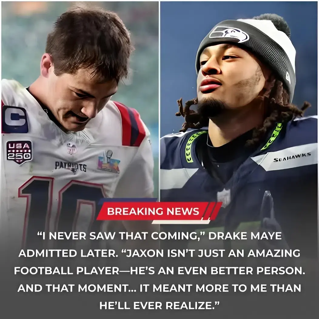 Cover Image for While the celebration erupted across the stadium following Seattle’s 29–13 victory over the New England Patriots in Super Bowl LX, the noise felt distant to one player wearing Patriots navy. Drake Maye sat alone near the sideline, swallowed by the shadows of defeat. His head was bowed. A white towel covered most of his face. The weight of the loss — and the crushing reality that New England couldn’t withstand Seattle’s relentless control — pressed down on him all at once.