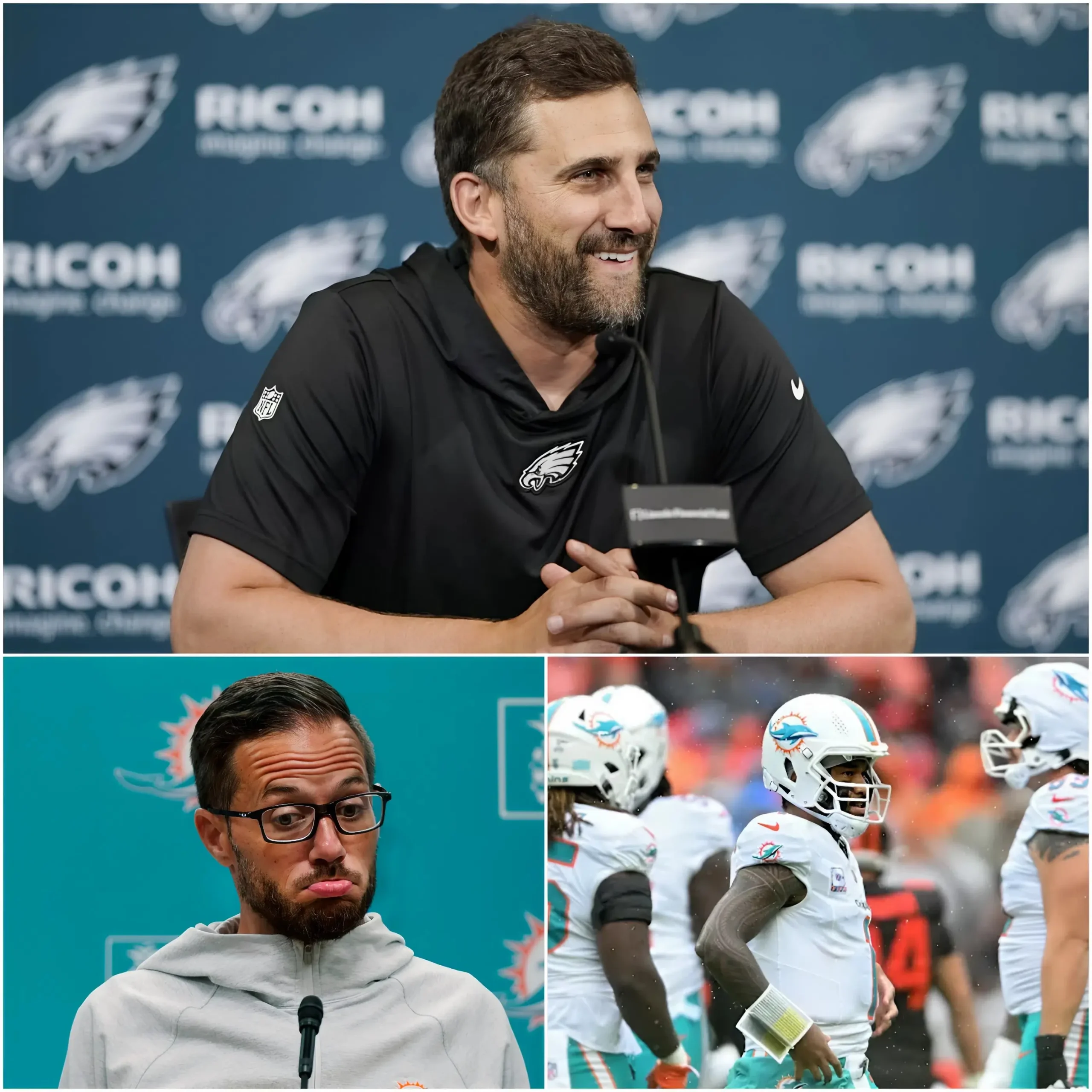 Cover Image for 🦅 BREAKING: Eagles Move Fast — Sign 2x Pro Bowl DE Just 12 Hours After Dolphins Release! No one expected the Philadelphia Eagles to act this quickly! Just 12 hours after the Miami Dolphins released a two-time Pro Bowl defensive end, the Eagles wasted no time locking him in — one of the most shocking moves of the moment. Fans are buzzing because this signing could instantly boost the defensive line and send a clear message that Philly is serious about strengthening its pass rush.