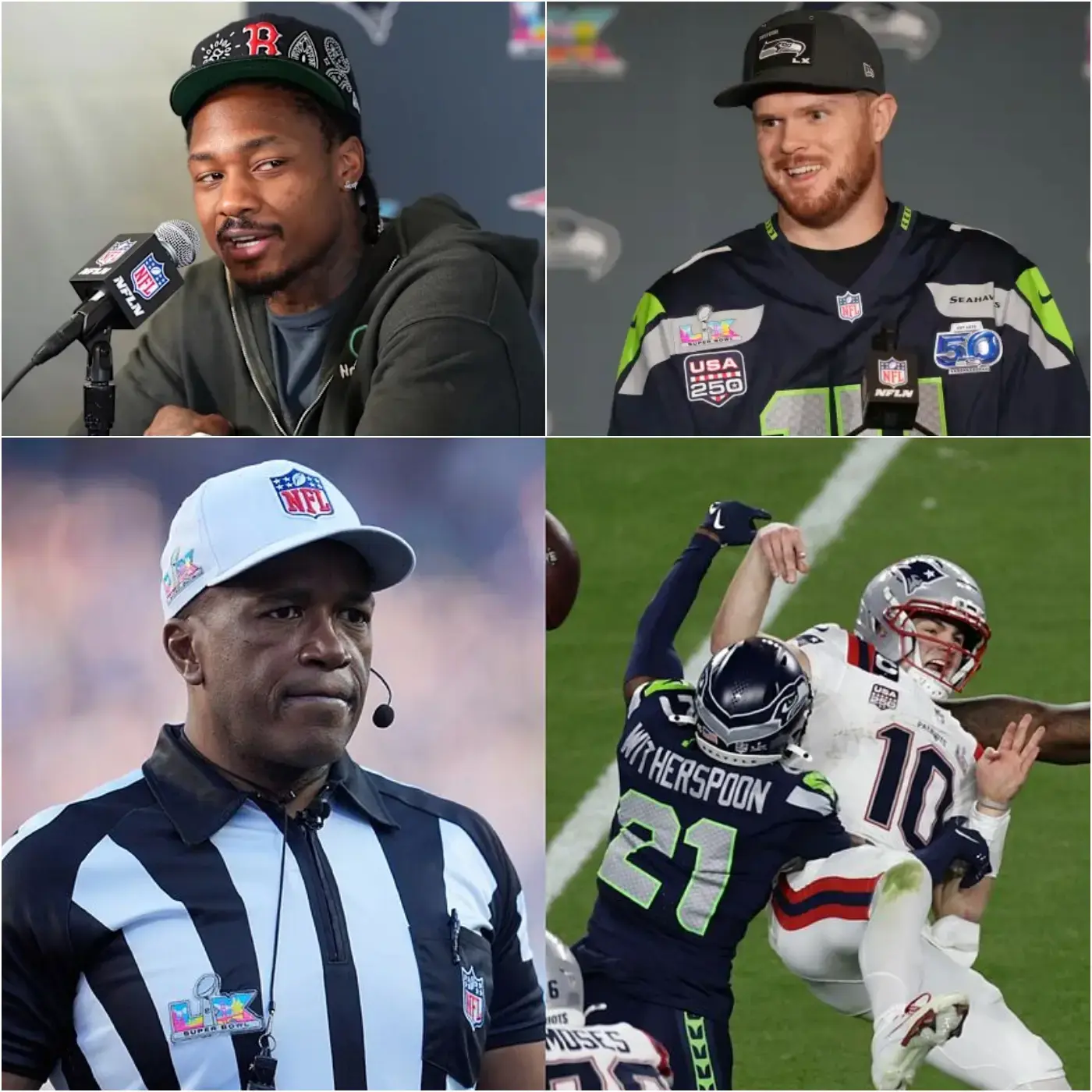 Cover Image for “IF THEY WANT THE Seattle Seahawks TO WIN AT ALL COSTS, then just hand them the trophy now and stop making us play,” fumed Stefon Diggs after Super Bowl LX 2025, accusing officials of tilting the field in Seattle’s favor during the showdown between the New England Patriots and the Seahawks. Diggs alleged that referees ignored repeated infractions, leaving New England at a critical disadvantage on football’s biggest stage. His frustration didn’t stop there. He took direct aim at Sam Darnold, calling the matchup “an insult to my career” and claiming, “Seattle bought everything.” The remarks ignited instant controversy across the league. But just ten minutes later, as celebrations swirled around him, Darnold responded with a calm, cutting statement that many observers dubbed “the reply of the century”—measured, precise, and devastatingly effective. His words didn’t escalate the feud; they ended it, leaving Diggs and the Patriots locker room stunned into silence and, by some accounts, quietly respectful.