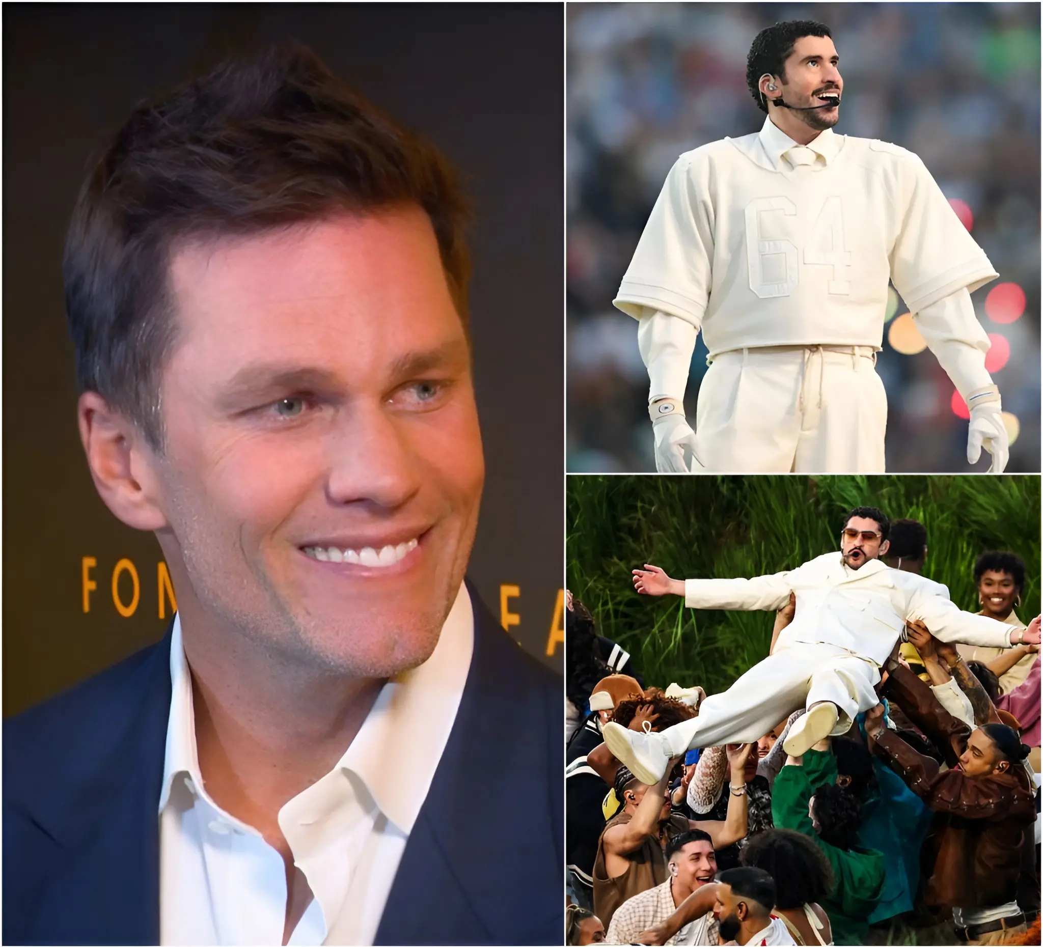 Cover Image for “It was stupid — I made my kids turn off the TV immediately.” With that pointed remark, Tom Brady left no doubt about his discomfort after American symbolism was mocked by Bad Bunny during Super Bowl LX. The NFL icon admitted he felt genuinely embarrassed, arguing the segment crossed a line from playful spectacle into something he viewed as disrespectful on the sport’s grandest stage. Brady’s blunt 12-word reaction ricocheted across social media within minutes, igniting a heated debate among fans, commentators, and former players over where entertainment ends and decorum begins. Was it harmless showmanship, or did it undermine the gravity of the moment? By speaking out so forcefully, Brady thrust himself back into the cultural spotlight, reigniting broader questions about the league’s evolving identity, the tone it sets on its biggest night, and the values professional football ultimately chooses to celebrate.