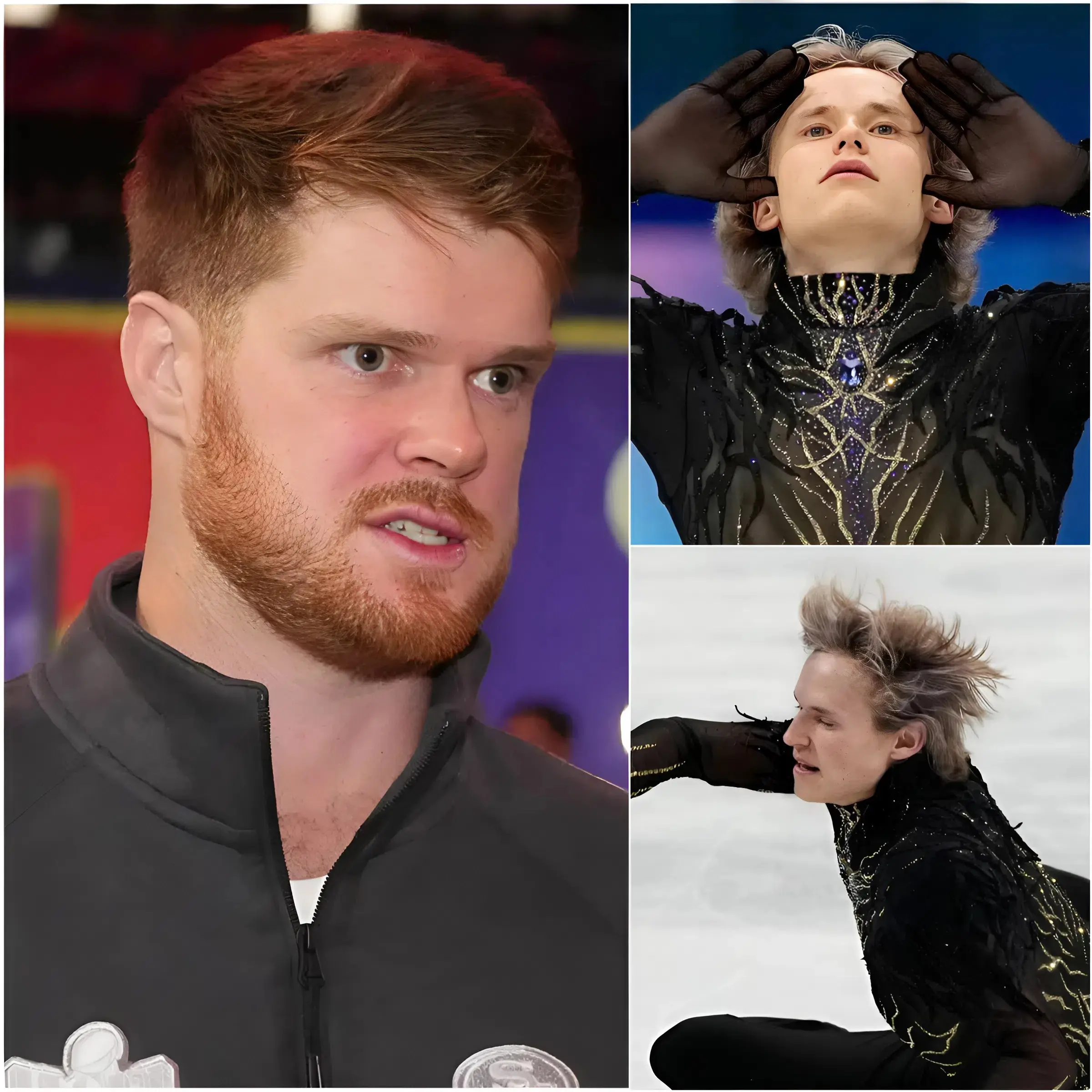 Cover Image for 🚨 BREAKING NEWS: Sam Darnold sent shockwaves through the global sports landscape after unexpectedly stepping forward to defend Ilia Malinin. “What Ilia Malinin is enduring is an affront to the very spirit of sport. How can anyone be so ruthless as to attack a 21-year-old carrying the weight of a nation on his shoulders?” Darnold said, his tone firm and unapologetic. But he didn’t stop there. The quarterback followed with a sharp 13-word warning that instantly detonated across social media, dividing athletes, analysts, and fans into fiercely opposing camps. Within minutes, the debate escalated into one of the most emotionally charged flashpoints of the year. Then came the moment that froze the room: Malinin, visibly overwhelmed, responded through tears. His emotional reply shifted the atmosphere entirely, transforming controversy into collective silence and reminding the sports world of the human cost behind the headlines.