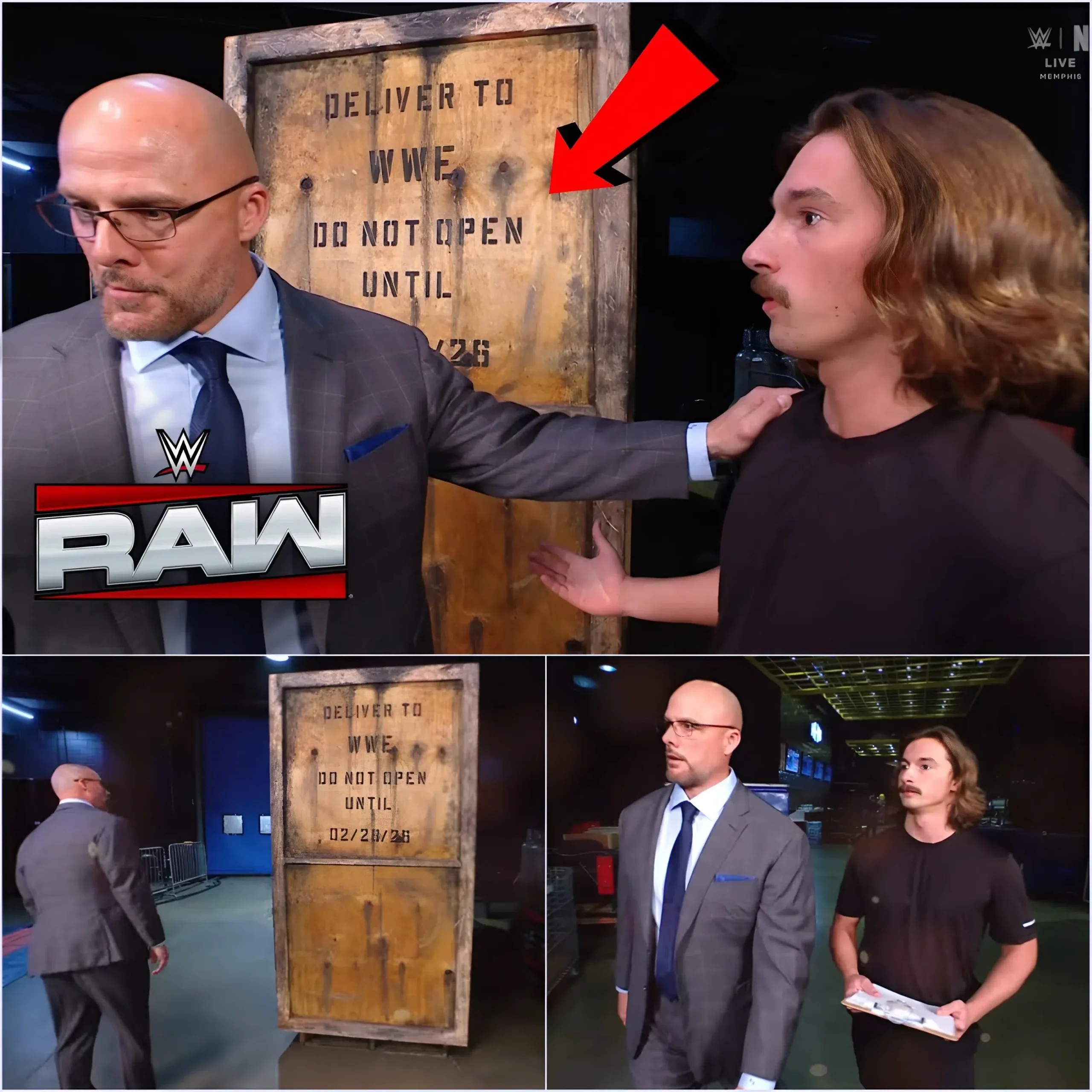 Cover Image for Adam Pearce Sends SECRET Package To SmackDown – Huge Surprise Coming? 👇👇