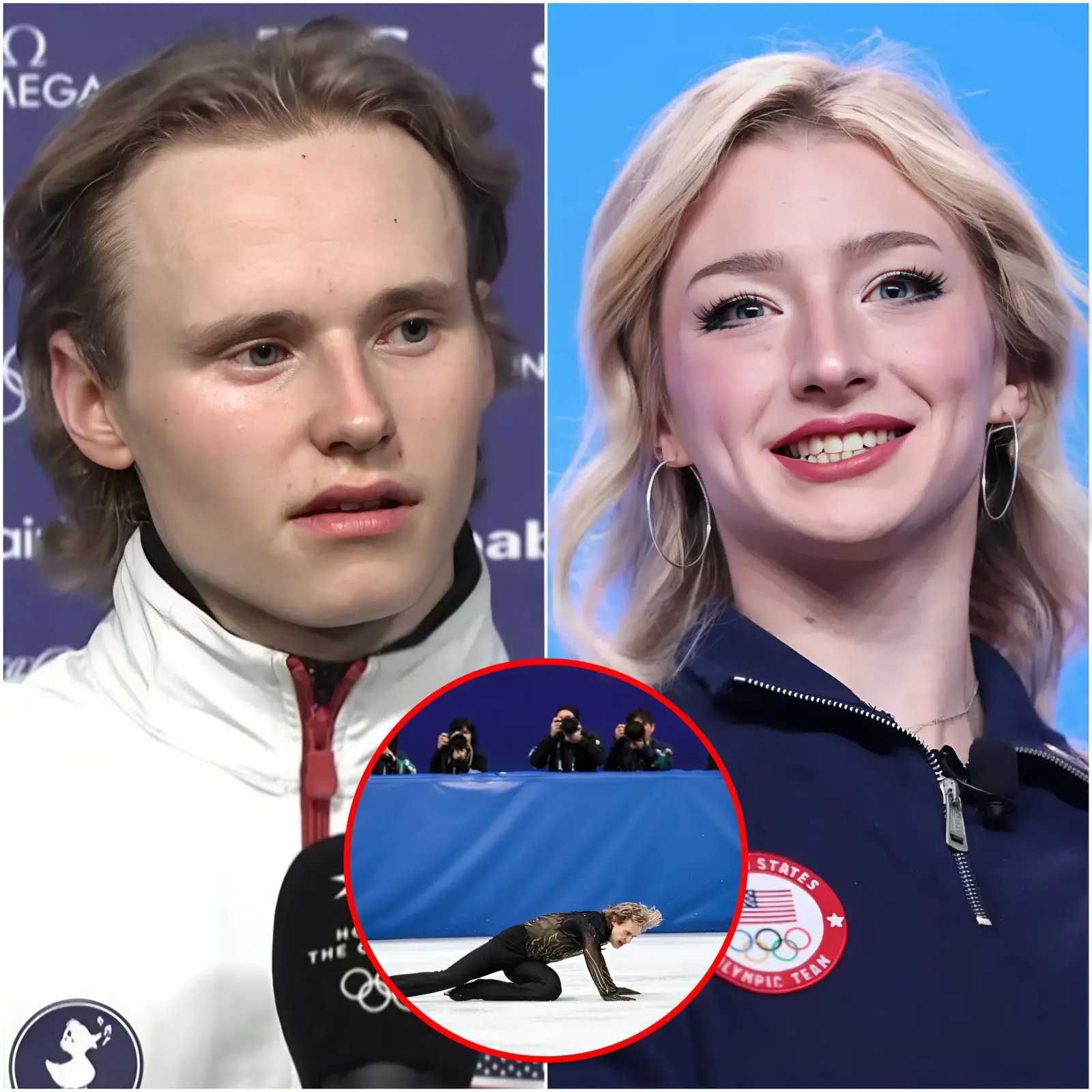 Cover Image for 🚨BREAKING NEWS: “Who do you think you are? A figure skater who can’t even make the podium—not a single medal! You bring no pride to America. What can you contribute to this country? Absolutely nothing.” Amber Glenn’s merciless attack rocked the American sports and entertainment world, igniting a major media storm following Ilia Malinin’s shocking downfall at the 2026 Winter Olympics. Just minutes later, the 21-year-old “Four-Round Figure Skating Goddess,” a two-time world champion, grabbed the microphone, looked directly into the camera, and responded with just 12 words—razor-sharp. Those words cut like a knife. Amber Glenn turned pale, burst into tears, and stood speechless—completely unable to speak—before leaving the stage in stunned silence and humiliation.