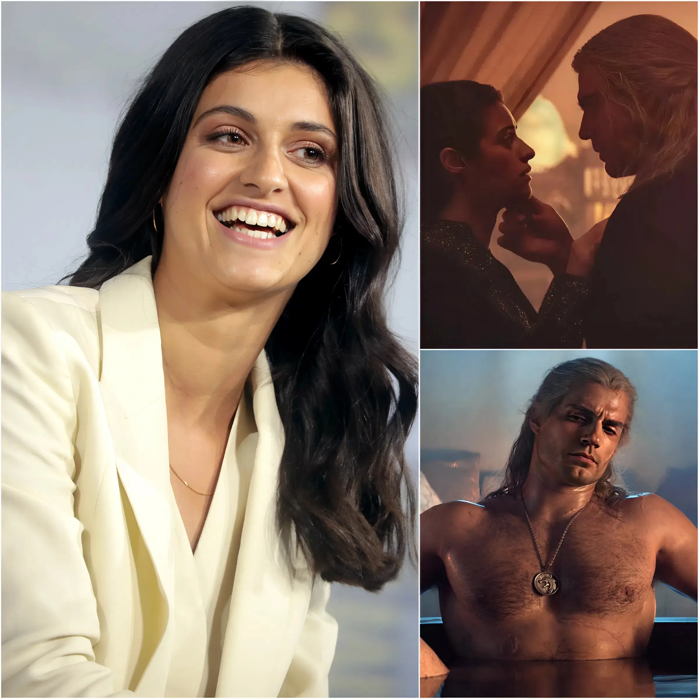 Cover Image for “Who could possibly refuse those eyes?” Anya Chalotra admitted for the first time that she felt a flutter of attraction toward Henry Cavill while the two were filming *The Witcher*. “I have to say this — at that moment he was…” What she revealed next made the atmosphere suddenly buzz with excitement.