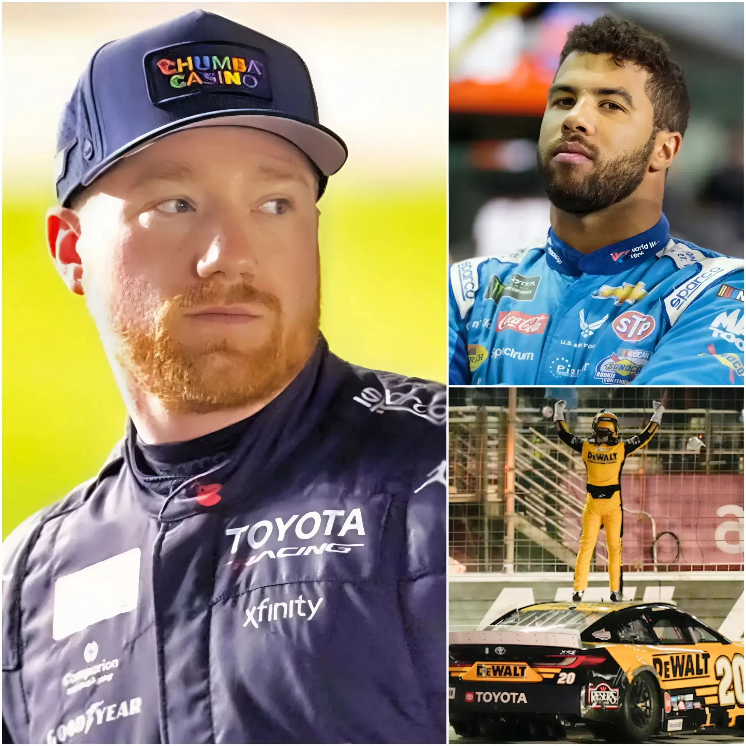 Cover Image for 🏁🔥 A SHOCKWAVE ULTIMATUM: “If NASCAR chooses Tyler Reddick, I’m walking away.” With just one sentence, Bubba Wallace dropped a bombshell into the racing world, hinting at a possible departure from NASCAR and sending the entire paddock into high alert. Fans were stunned, analysts erupted in debate — and suddenly, the future of one of the sport’s biggest stars was thrown into serious doubt. But the real climax came moments later. Tyler Reddick responded with just 12 sharp, ice-cold words — and that alone was enough to shake NASCAR’s upper leadership and push them toward a decision that could reshape the entire season.