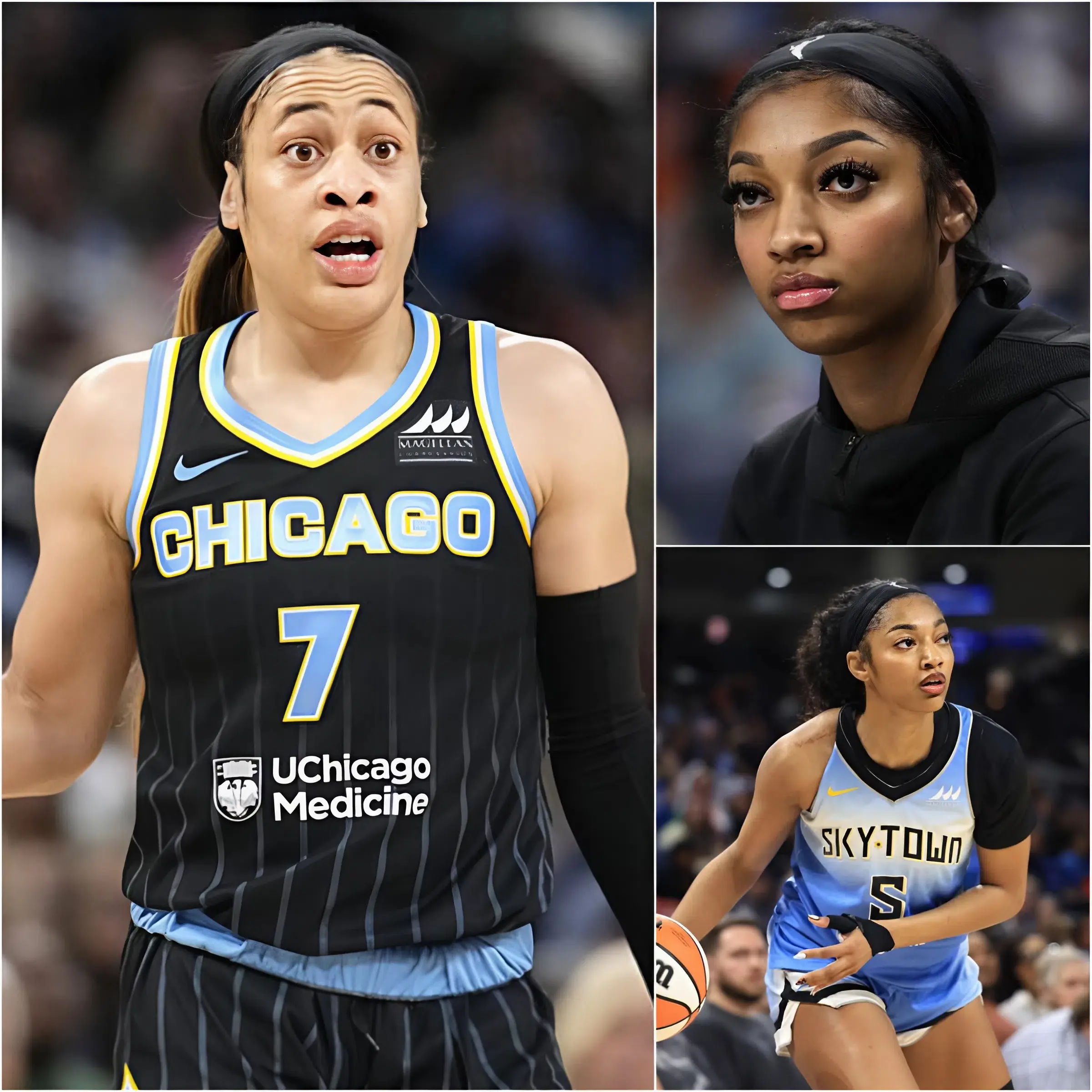Cover Image for “She’s just a noisy basketball player.” Chennedy Carter mocked Angel Reese’s heavy defeat, calling it an embarrassing game for women’s basketball. Refusing to stay silent, Angel fired back fiercely, using her harshest words to counter, leaving Chennedy shouting in anger.
