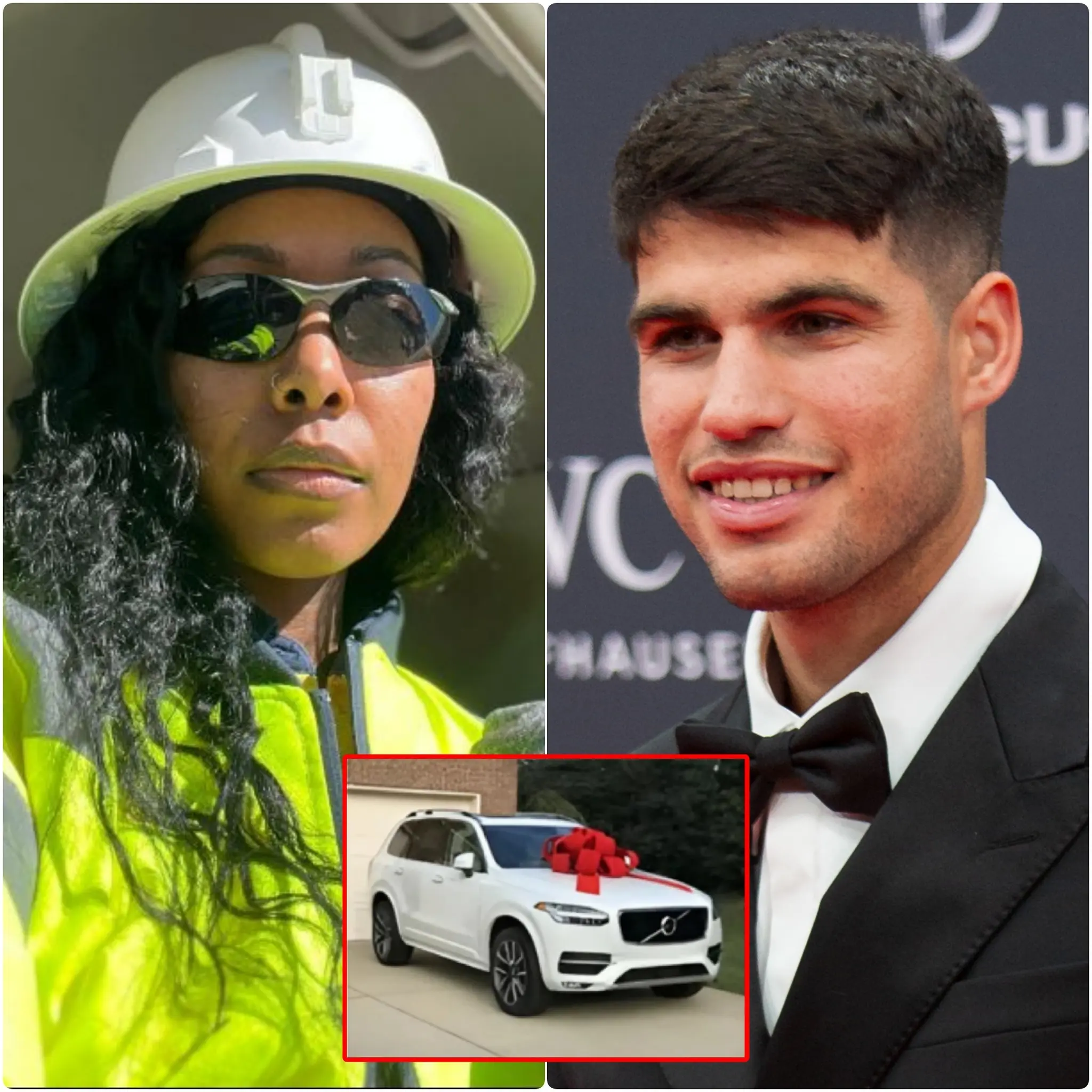 Cover Image for Un trabajador de mantenimiento del Khalifa International Tennis Complex ayudó a Carlos Alcaraz a lidiar con un pinchazo después de la final del ATP 500 Qatar Open y, a la mañana siguiente, una camioneta blanca apareció silenciosamente frente a su casa. La vida nunca había sido fácil para Aisha Rahman, una devota limpiadora de estadios que trabajaba largas horas en el recinto por un modesto sueldo. Nunca imaginó que un simple acto de bondad, ofrecido en una tranquila noche de Doha, justo después del partido por el campeonato, cambiaría su vida. Cuando notó que Alcaraz luchaba junto a su auto en el estacionamiento, Aisha intervino sin dudarlo, sin darse cuenta de que estaba ayudando a una de las estrellas más brillantes del tenis mundial.