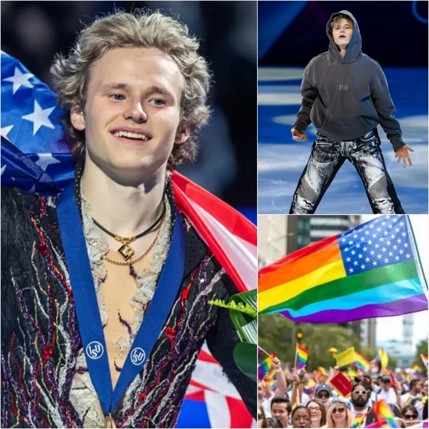 Cover Image for BREAKING — JUST 30 MINUTES AGO: Figure skater Ilia Malinin stunned the sports world by officially confirming he will not wear the LGBT rainbow symbol at the upcoming major competition, declaring that “sport must remain about performance, precision, and results — not political or social agendas,” a statement already igniting fierce global debate.