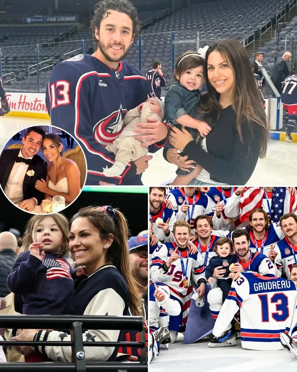 Cover Image for 💔“‘I’VE NEVER BEEN MORE PROUD… OR MORE HEARTBROKEN’ — Johnny Gaudreau’s Wife’s Emotional Words Redefine Team USA’s Golden Night as His Family Reveals the Silent Strength Behind a Victory That Moved the Entire Arena”! “He should have been here to see this.” In just a few words, Johnny Gaudreau’s wife expressed the impossible emotional weight carried inside one of the most unforgettable moments of the Milano Cortina 2026 Winter Olympics. While the United States men’s national ice hockey team celebrated its stunning gold medal victory, Gaudreau’s family was navigating a storm of pride, love, and grief all at once.