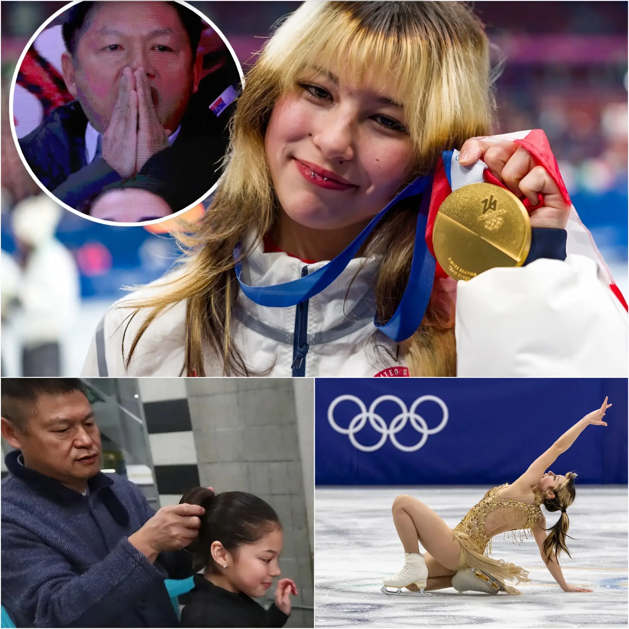 Cover Image for “MY FATHER GAVE UP EVERYTHING SO I COULD STAND HERE.” In a moment that froze the arena and shook the skating world to its core, Alysa Liu didn’t just win Olympic gold and shatter a 24-year drought for American women’s singles — she delivered a raw, tear-choked tribute that cut deeper than any score. As the crowd roared and cameras flashed, her gaze locked onto the man who gambled his entire life on her impossible dream, the father who sacrificed stability, poured nearly $1 million into her training, and endured over 5,000 brutal dawn practices while the world doubted every step. When the medal finally glowed under the lights, the real story wasn’t on the podium, but in the stands — where a trembling parent, eyes flooding with emotion, realized the years of risk, obsession, and sacrifice had culminated in a moment history will never forget.