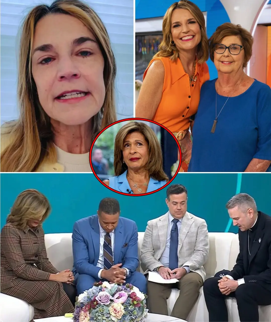 Cover Image for “Dear Lord, please…” was not a scripted line, not a cue from a teleprompter, and not a polished segment transition. It was a whisper that cut through the usual rhythm of morning television, filling the studio of the Today with an unexpected stillness that viewers instantly recognized as something deeply human. In a space usually defined by breaking headlines, upbeat banter, and carefully timed segments, the moment unfolded with a sincerity that defied the conventions of live broadcasting, drawing millions of eyes and hearts toward the quiet vulnerability of Savannah Guthrie.