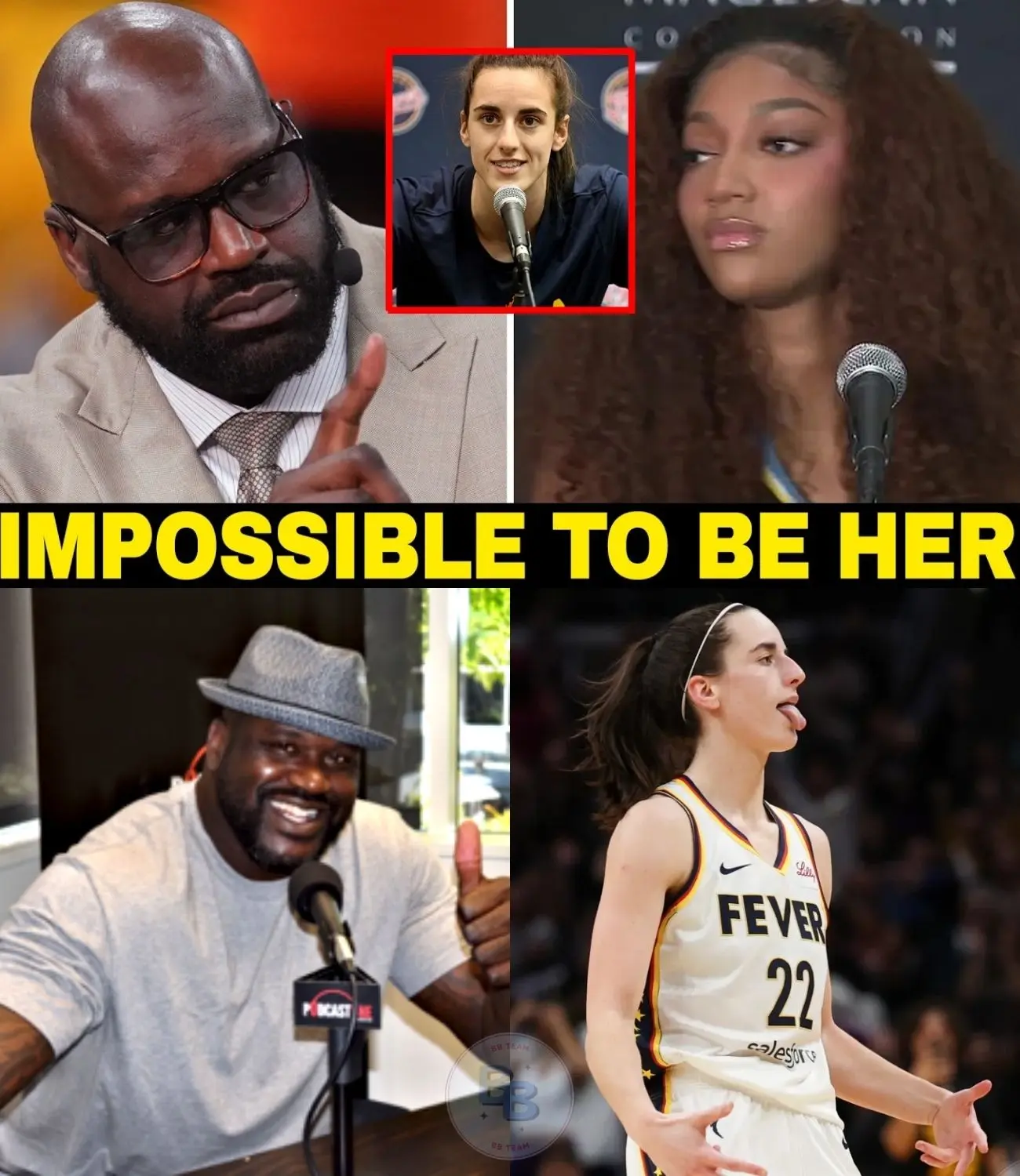 Cover Image for The basketball world is absolutely reeling after Shaquille O’Neal did the unthinkable on Angel Reese’s own podcast! In a moment of pure emotional damage, the legendary Shaq looked Reese in the eye and declared Caitlin Clark “The Truth,” admitting he used to be a hater but can no longer deny her greatness. Watching an LSU legend give Clark her flowers while sitting across from her biggest rival is a twist nobody saw coming. Shaq’s comparison of Clark to Steph Curry has shattered the internet, proving that the Clark Effect is so powerful it even converts the most loyal skeptics. You have to see how Reese reacted to being told her rival is history in motion. Check out the full breakdown in the comments!