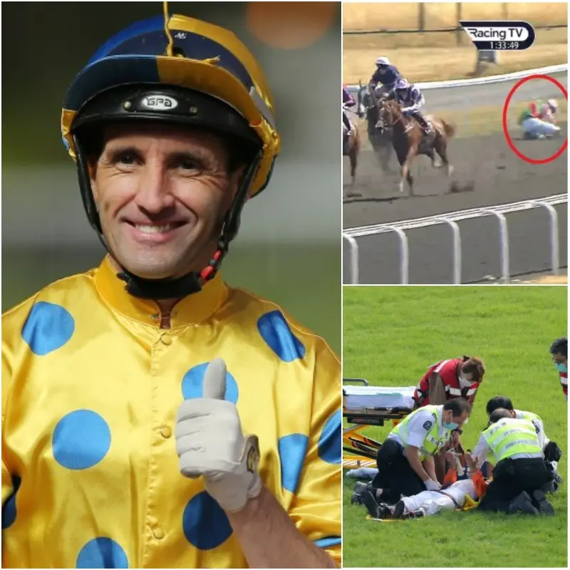 Cover Image for BREAKING NEWS: “Disaster at Kempton” Riders Neil Callan and Charlie Bennett were thrown off the track after Callan’s horse, Take A Stand, crashed, forcing bookmakers to refund bets on the horse finishing 100 lengths behind.