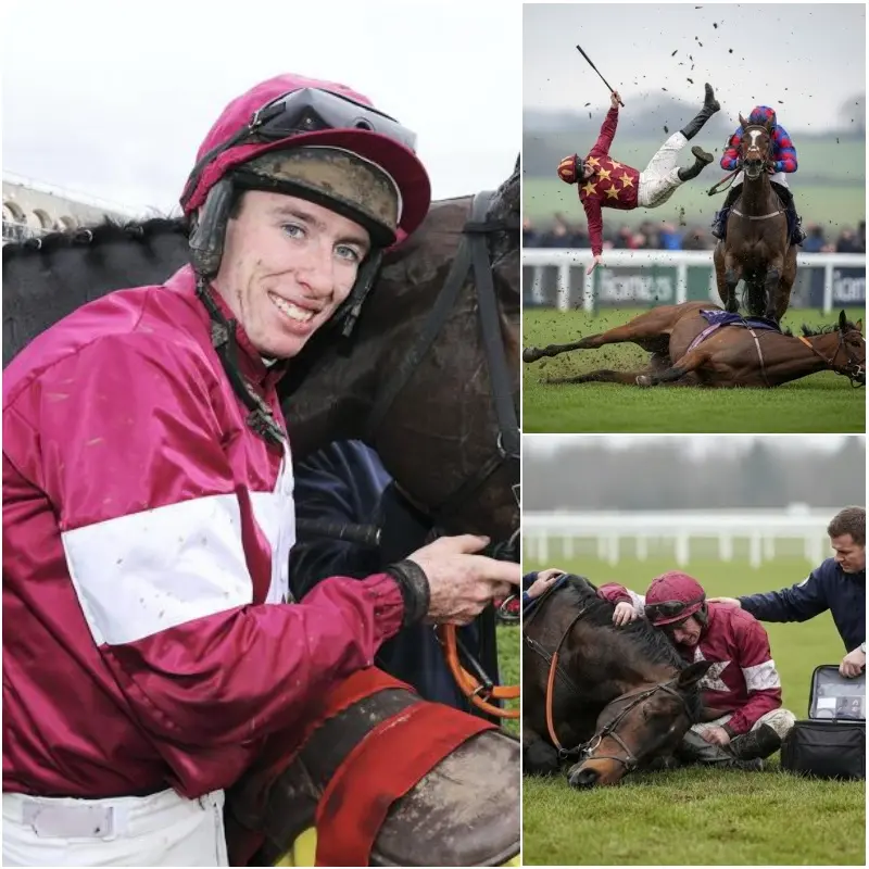 Cover Image for BREAKING NEWS: Tragedy at the Cheltenham Festival: Jack Kennedy broke down in tears as he recounted the horrific fall on the final hurdles of the prestigious Gold Cup race, which resulted in the immediate death of his horse, Corbetts Cross. This has prompted the International Federation of Horse Racing Associations (IFHA) to tighten regulations on smart helmets and new-generation protective gear, which have been controversial due to concerns about rider safety and comfort.