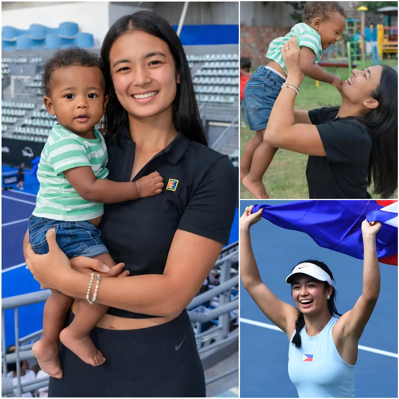 Cover Image for 💥✨ Alexandra Eala sent shockwaves after deciding to adopt an abandoned baby discovered at the training facility where she was preparing for the Australian Open season. The incident threw the entire practice area into chaos, with repeated loudspeaker announcements calling for the child’s mother — but no one came forward. After days of reflection, Eala made a stunning decision: she would become the baby’s adoptive mother. In a statement that set social media ablaze, she declared, “Only cruel people would abandon their own child.” But it was her follow-up remark that truly ignited controversy, dividing public opinion into two fiercely opposing camps…