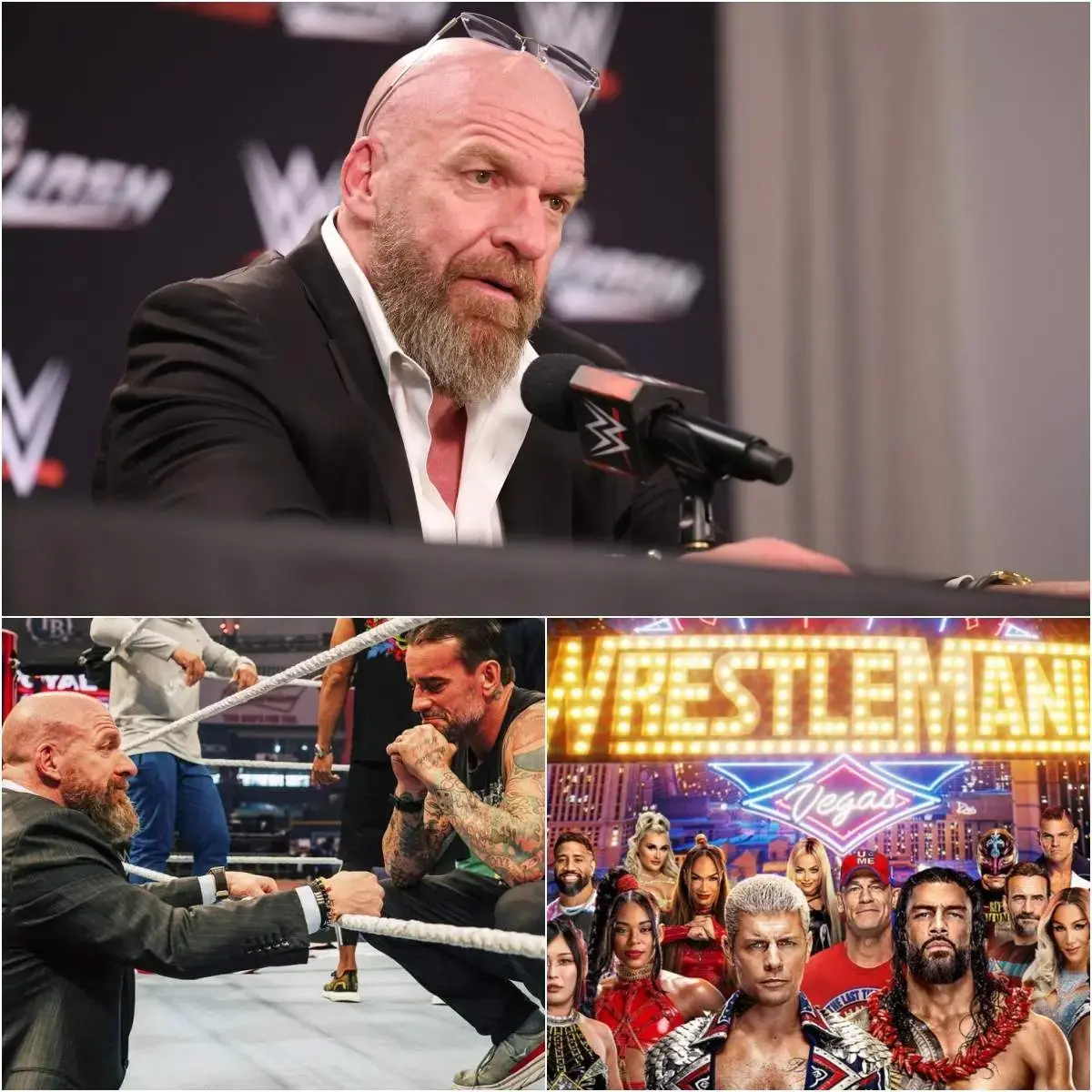 Cover Image for 🚨 BREAKING NEWS: “HE WILL NEVER APPEAR IN WWE AGAIN.” This is not just a firing or release — it is a lifetime permanent ban. In a shocking announcement, WWE Chief Content Officer Triple H has permanently removed a Superstar from the WWE roster, declaring that there is no scenario in which he will be called back, whether on Raw, SmackDown, or any future event. Internal sources reveal that this Superstar repeatedly caused trouble backstage, destroying locker room unity, and igniting internal drama — drama that ultimately exploded right before Elimination Chamber 2026, threatening the entire Road to WrestleMania 42. The breaking point? Top superstar CM Punk personally met with Triple H and demanded immediate action to protect the company culture. Now, a controversial figure has been eliminated — permanently. While WWE tries to control the fallout and stay silent ahead of Elimination Chamber, WWE fans are in deep shock, angry… and desperately wanting to know: Who has enough power to divide the locker room — and what really happened behind those closed doors?
