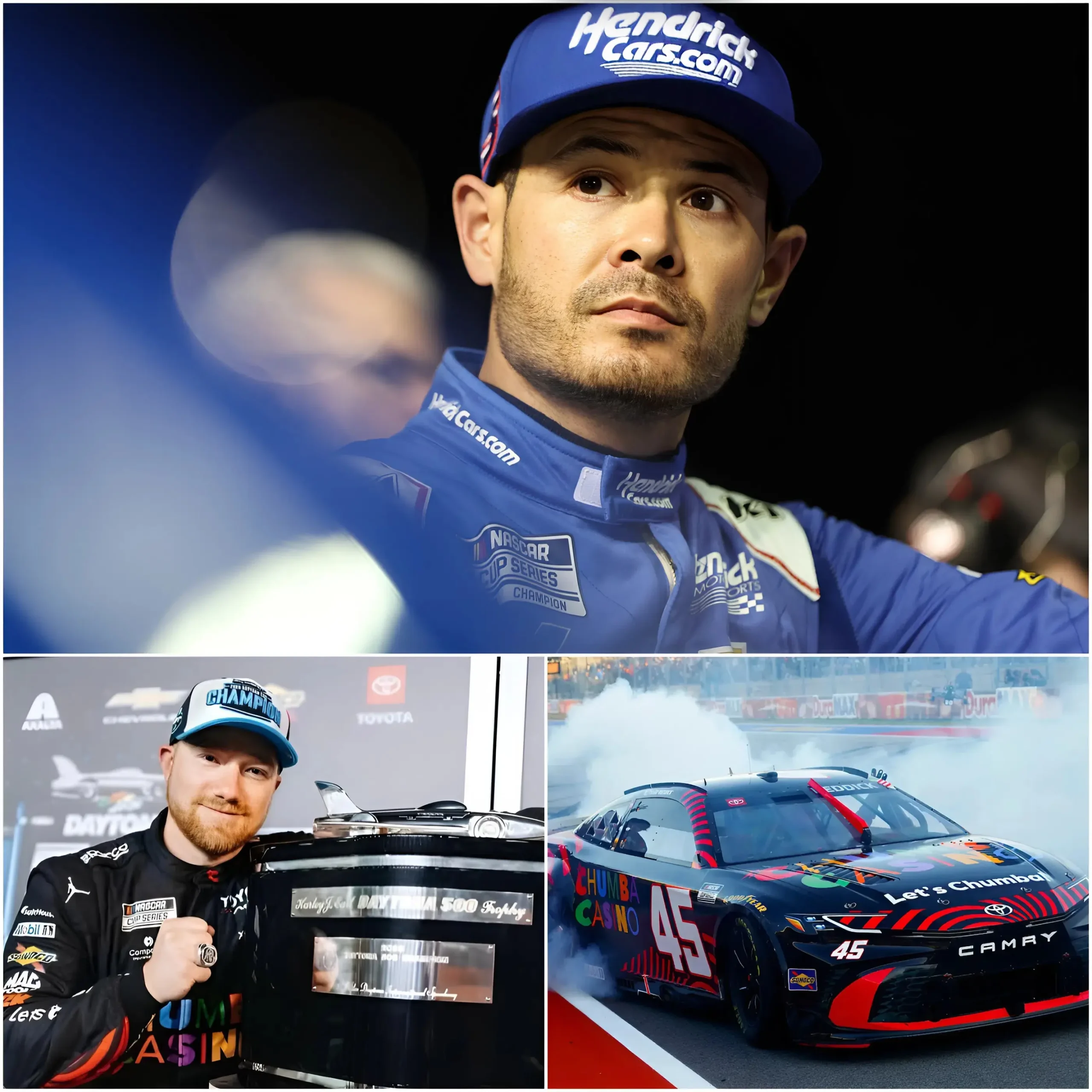 Cover Image for 🔥🔴 “I WANT FAIRNESS.” Kyle Larson has officially taken NASCAR to court, igniting a legal showdown that could shake the entire season. In his lawsuit, Larson suggests that Tyler Reddick’s recent victory involved “non-transparent” factors that created a decisive advantage — enough to alter the outcome at the finish line. The move has instantly thrown NASCAR into the center of a storm.