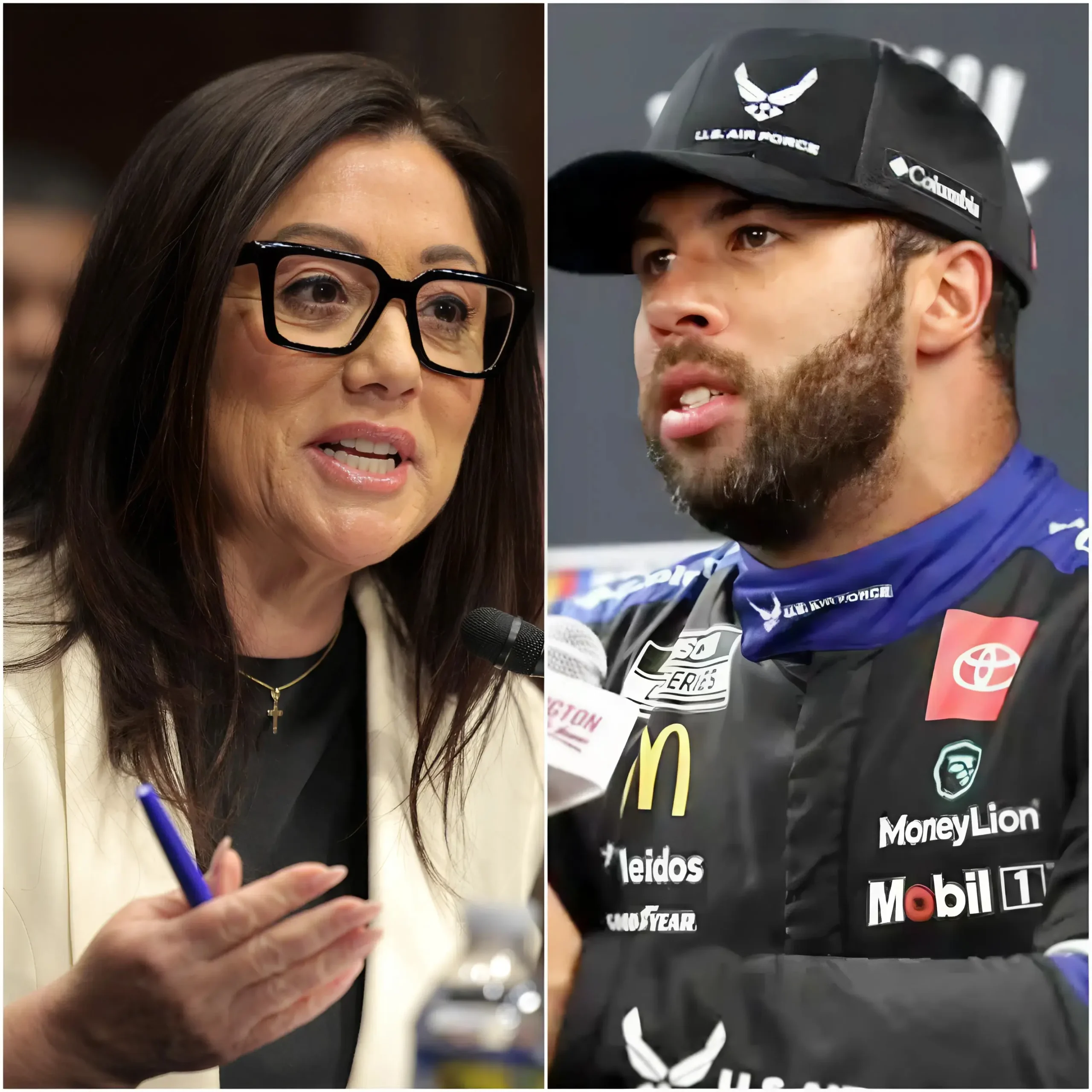 Cover Image for 🚨🚨 LIVE EXPLOSION: “WHO DO YOU THINK YOU ARE TO TALK TO ME LIKE THAT?!” – Bubba Wallace dropped an unexpected “bombshell” during a prime-time interview with Lori Chavez-DeRemer, leaving the well-known secretary visibly shaken, forcing a strained smile as she tried to justify the extravagant spending of millions of public dollars on lavish yacht parties… But Bubba Wallace remained cold and composed, each question sharp as a knife, exposing what he described as the hypocrisy of the elite. The studio fell into stunned silence before suddenly erupting into applause. Social media “blew up” within five minutes, and Lori Chavez-DeRemer’s public image suffered serious damage.