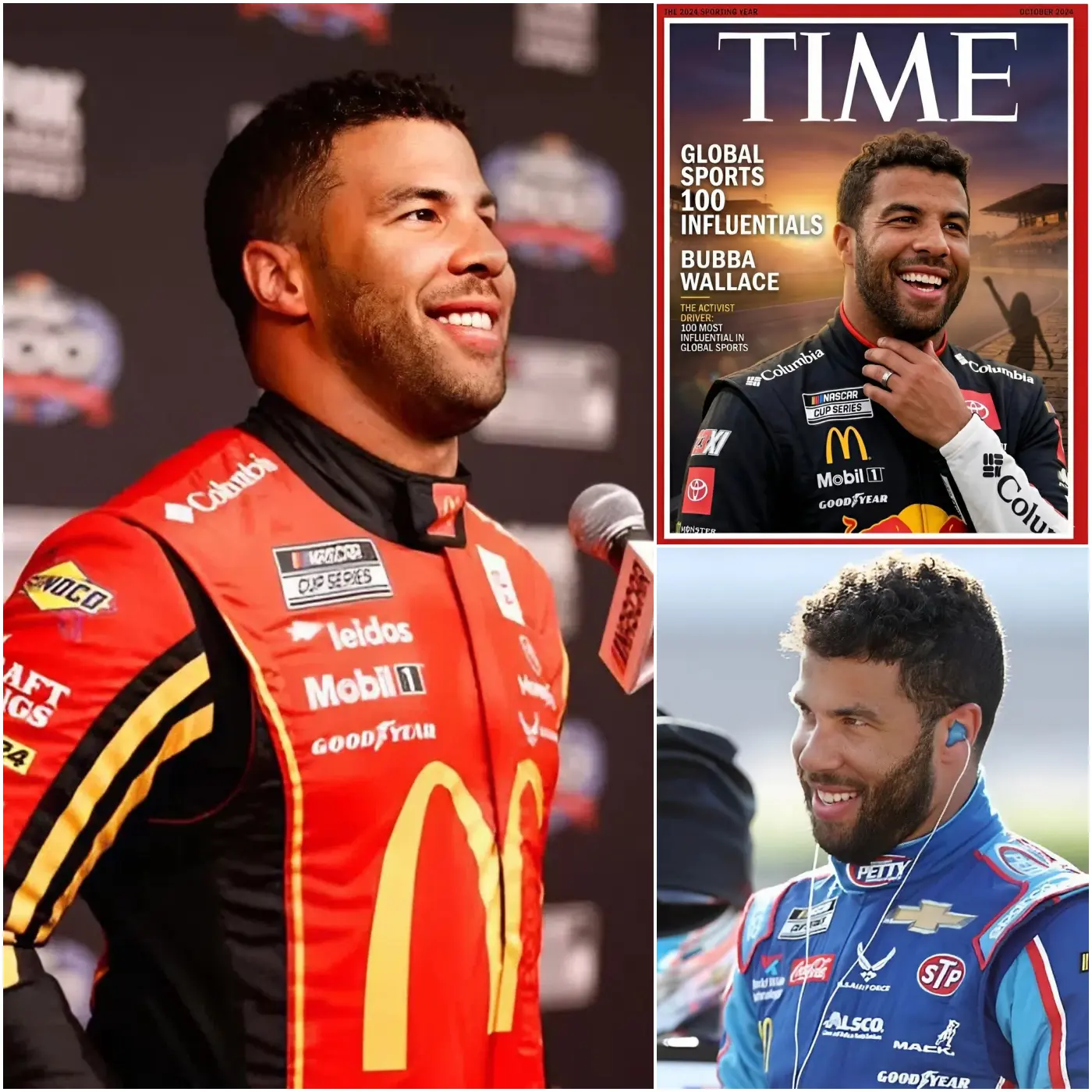Cover Image for 🚨 CONFIRMED: NASCAR driver Bubba Wallace has officially been named by TIME as one of the 100 most influential people in global sports. With standout performances on the national stage, a powerful presence within American motorsports, and a rapidly growing fanbase, there’s no doubt Bubba Wallace has had an extraordinary year. From headline-making results to inspiring a new generation of drivers, his impact now reaches far beyond the racetrack… DISCOVER THE DETAILS 👇👇
