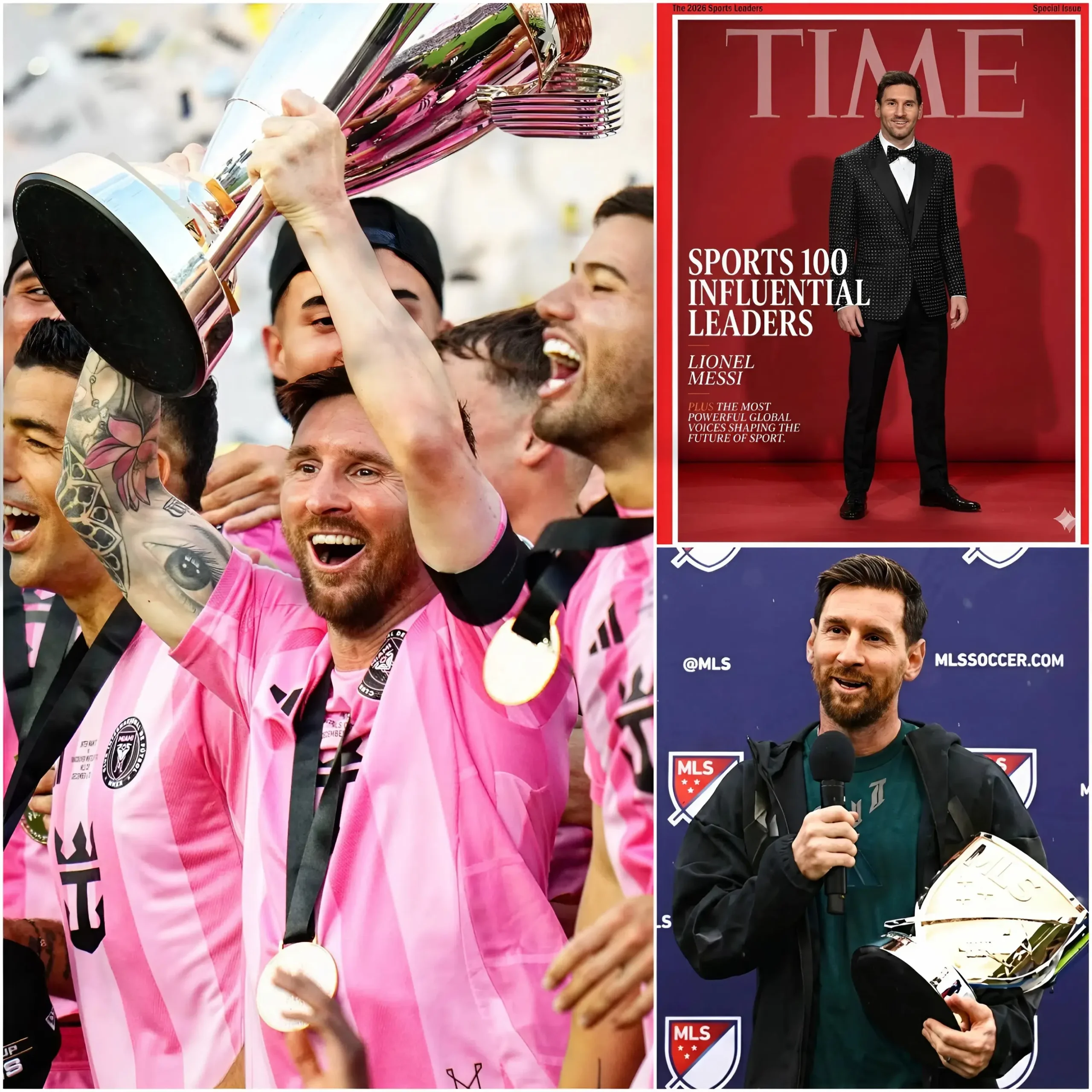 Cover Image for 🚨 CONFIRMED: Football legend Lionel Messi has officially been named by Time as one of the 100 most influential people in global sports. With outstanding performances on both the international stage and at club level, remarkable milestones in major tournaments, and a rapidly expanding global fanbase, there is no doubt that Lionel Messi has had an extraordinary year. From historic victories to inspiring the next generation of athletes, his influence now extends far beyond the football pitch… SEE DETAILS 👇👇