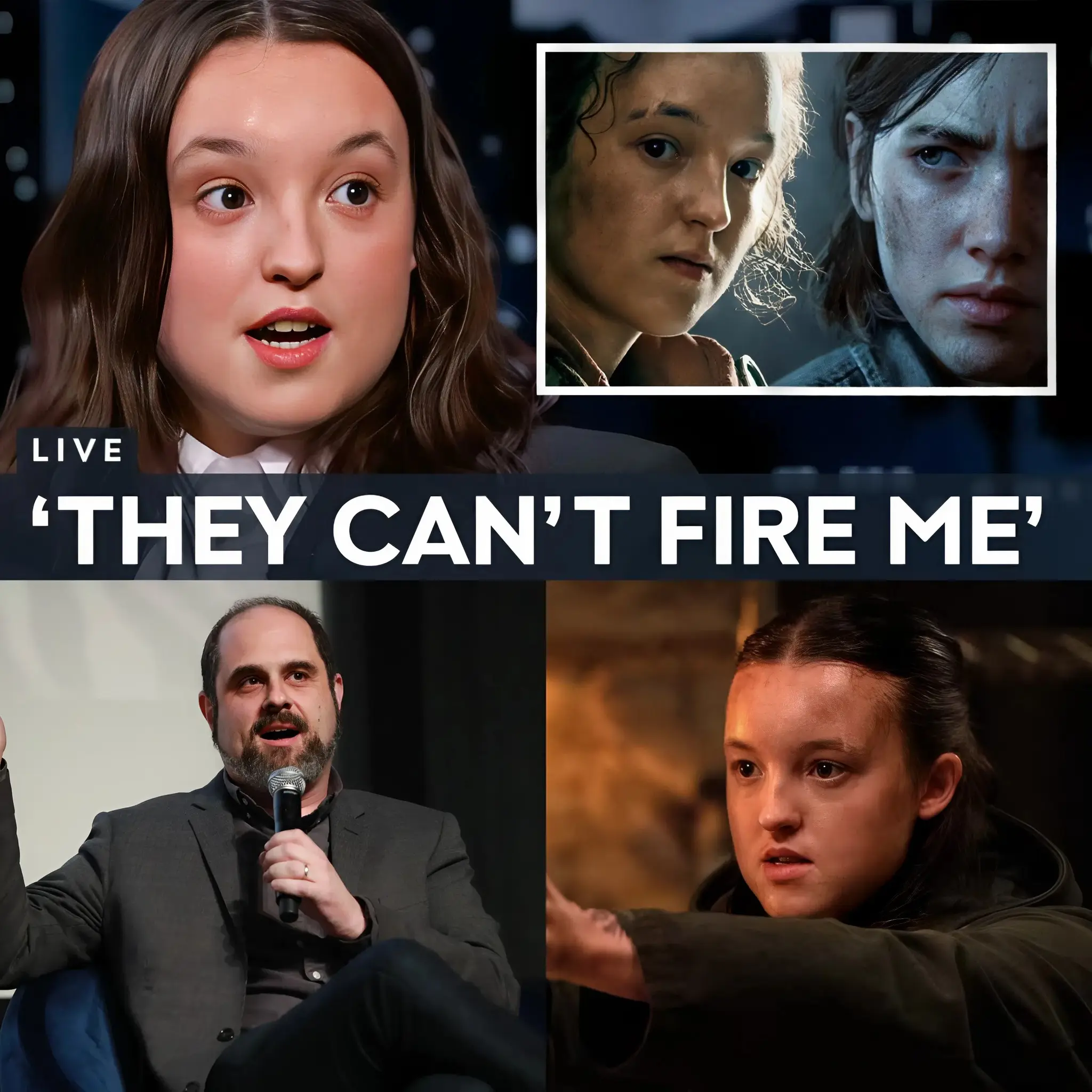 Cover Image for “Bella Ramsey angrily stated during an interview about The Last of Us: ‘If you hate me, just play the game, don’t watch our show – we don’t need you!’ – HBO’s president demanded Bella Ramsey pay a hefty $500,000 in compensation for ‘brand damage,’ and director Craig Mazin also criticized Bella Ramsey: ‘She crossed the line, we are considering removing her from the role of Ellie entirely.’”