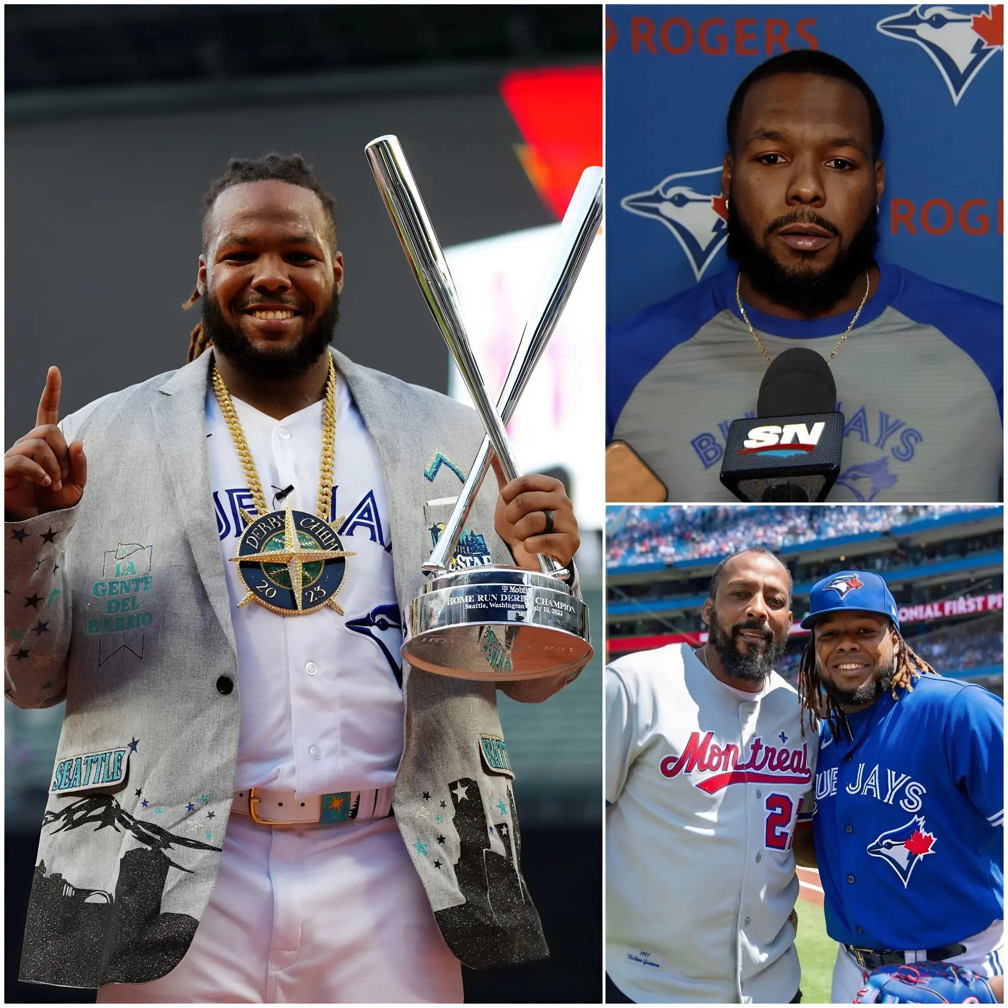 Cover Image for ⚾️ “THEY SAID HE COULD NEVER OUT OF HIS FATHER’S SHADOW” Vladimir Guerrero Jr. is still limited by a harsh reality: even with ten times more advanced bats, advanced nutrition, and modern sports science, he will never break Vladimir Guerrero Sr.’s record of “449 Home Runs, 8× Silver Slugger Awards, 9× All-Stars, and especially the 2018 Hall of Fame” – and Vladimir Guerrero Jr. immediately responded with a 12-word message that silenced all his critics.