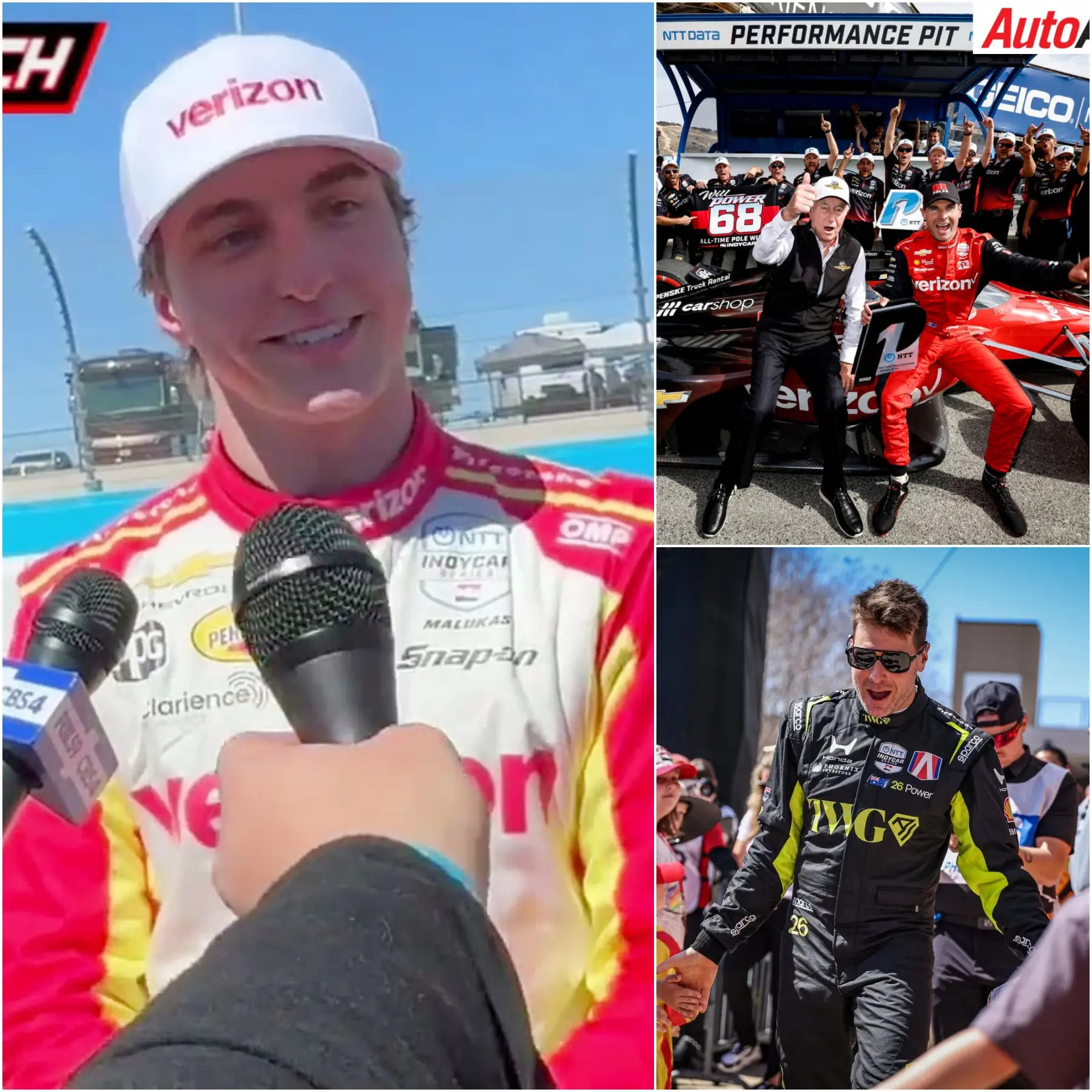 Cover Image for David Malukas paid tribute to Will Power’s legacy at the Penske team during the post-qualifying press conference after he himself secured the first pole position at the IndyCar race in Phoenix.