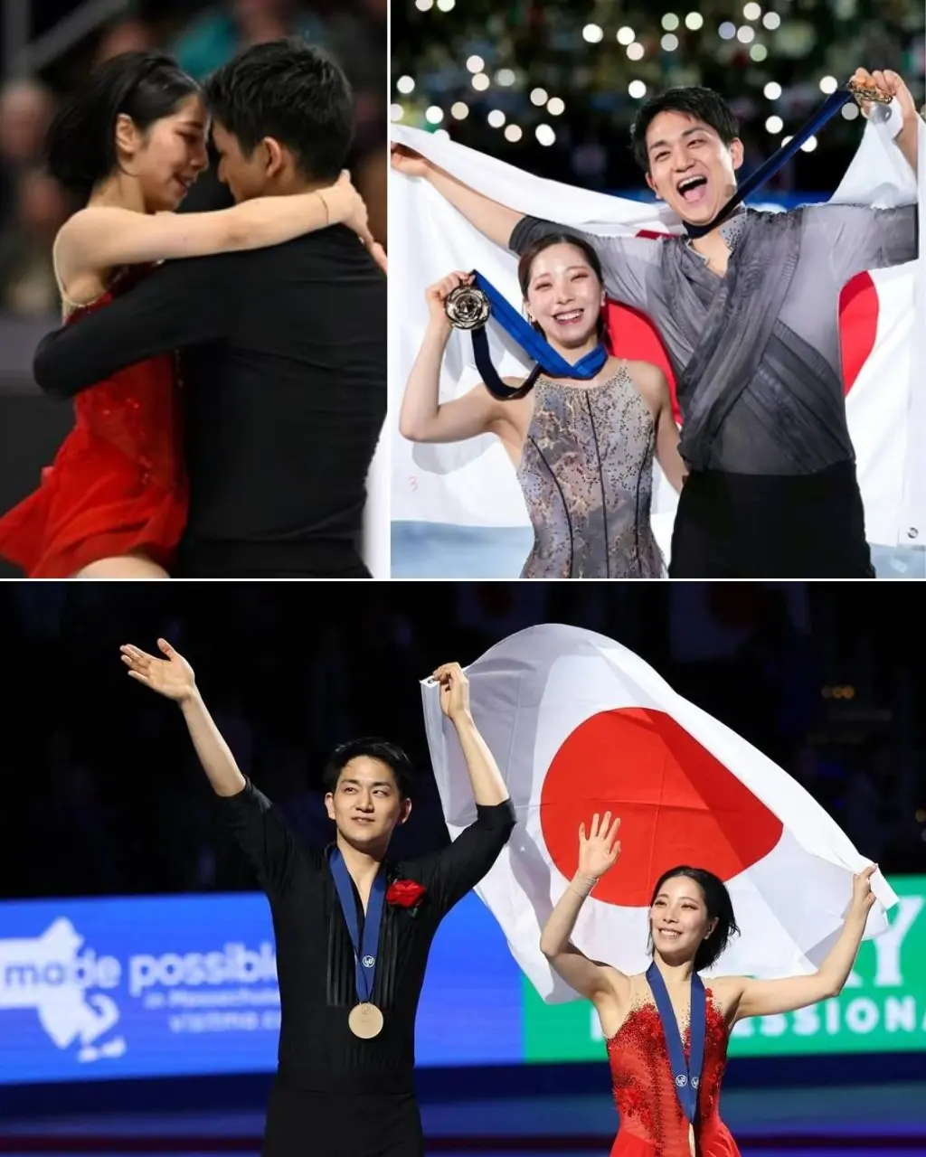 Cover Image for “They’re not a couple.” At least… that’s what they keep saying. But after watching Riku Miura and Ryuichi Kihara glide across the ice at the Olympics, millions of viewers around the world aren’t so sure anymore. In Milano Cortina 2026 Winter Olympics, the Japanese pair didn’t just win gold — they made history, delivering a breathtaking performance that scored a massive 231.24 and secured Japan’s first-ever Olympic pairs title. But while the judges were counting points, fans online were noticing something else entirely. The way they look at each other. The way their hands linger just a second longer after every lift. The quiet smiles, the unspoken trust, the almost cinematic chemistry. Within minutes, clips of their performance exploded across social media — millions of views, thousands of comments, and one question flooding every timeline: “Are they really just teammates?” Because what fans witnessed didn’t feel like a routine. It felt like a love story unfolding on ice. Yet Miura and Kihara continue to insist their connection is purely professional — a bond built on years of training, sacrifice, and absolute trust. Maybe that’s the truth. Or maybe… some stories are written between the lines. Watch the moment that has the entire skating world talking 👇👇